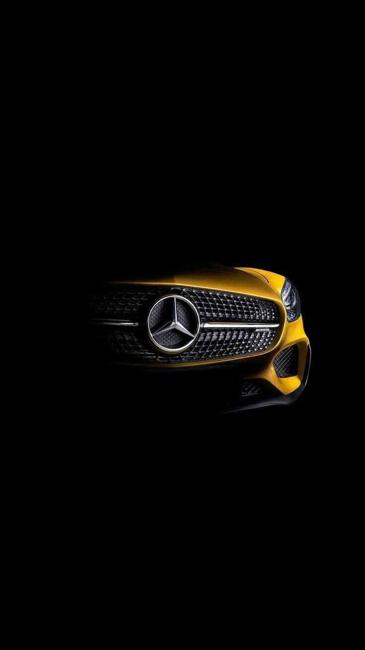 Yellow Mercedes Grille - mercedes-benz wallpaper for OpersCraft