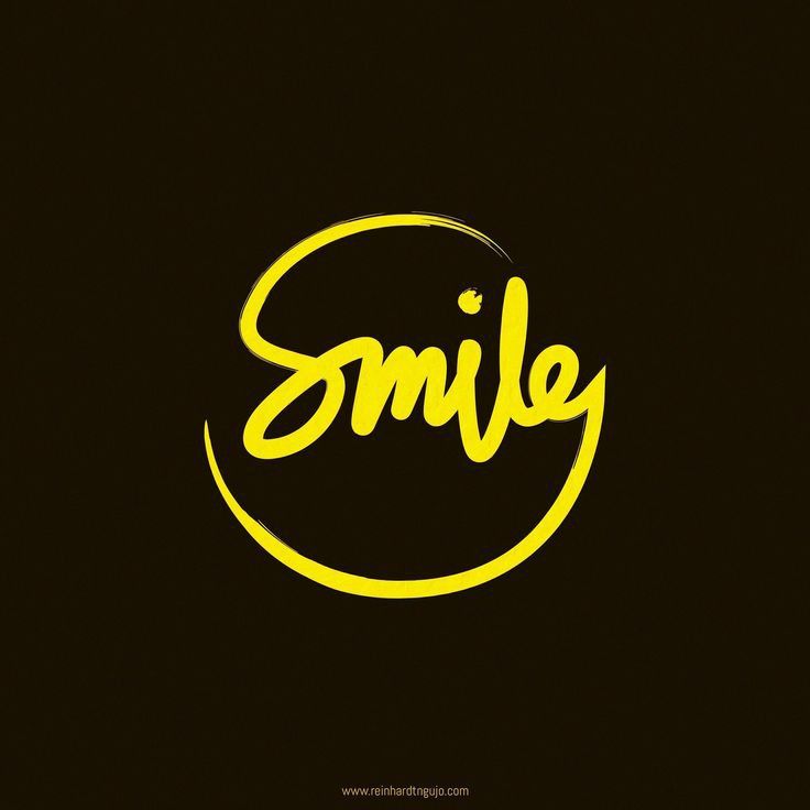 Yellow Smile Typography - typography wallpaper for OpersCraft