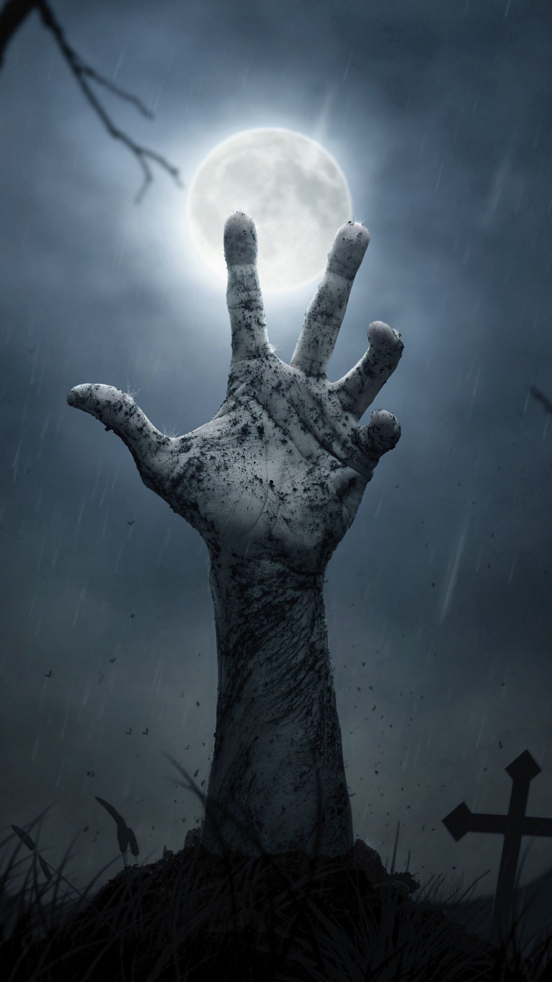 Zombie Hand Rising - gothic wallpaper for OpersCraft