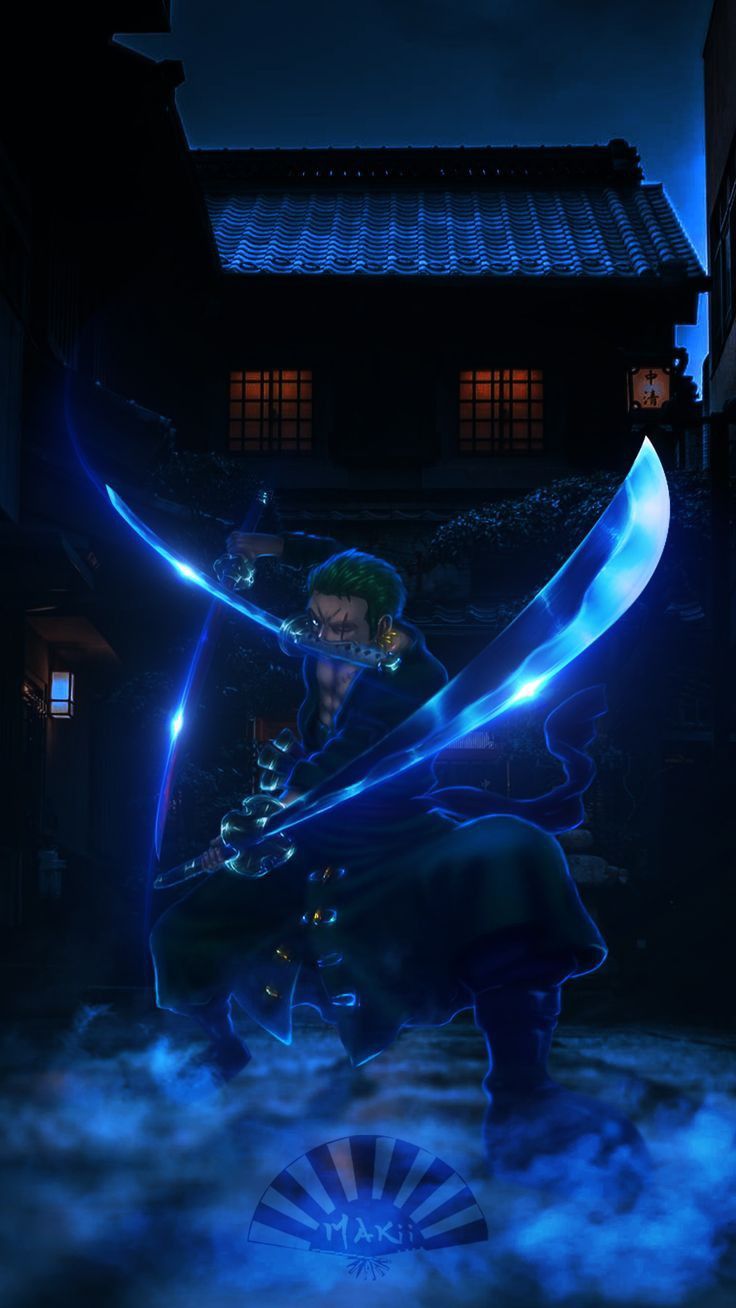 Zoro's Nightly Swordsmanship - one piece wallpaper for OpersCraft