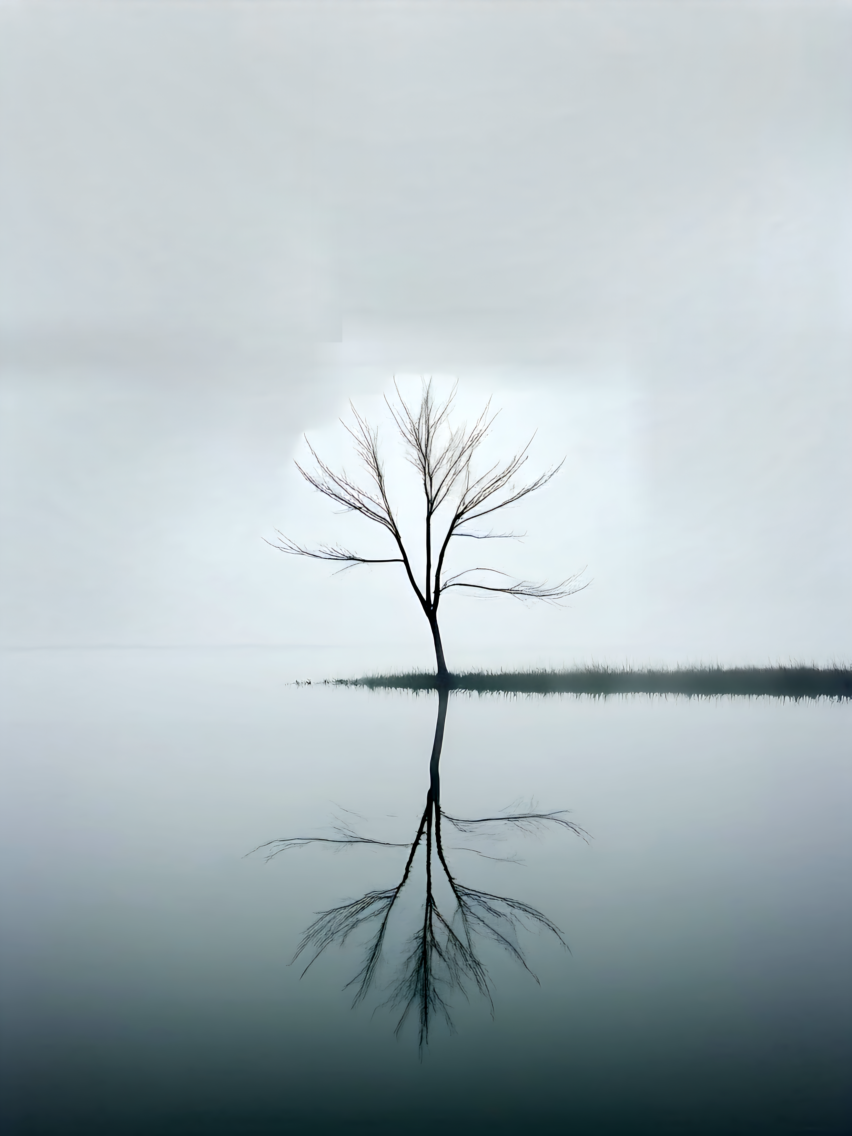 Lonely Tree Water Reflection - tree wallpaper for StockWalls