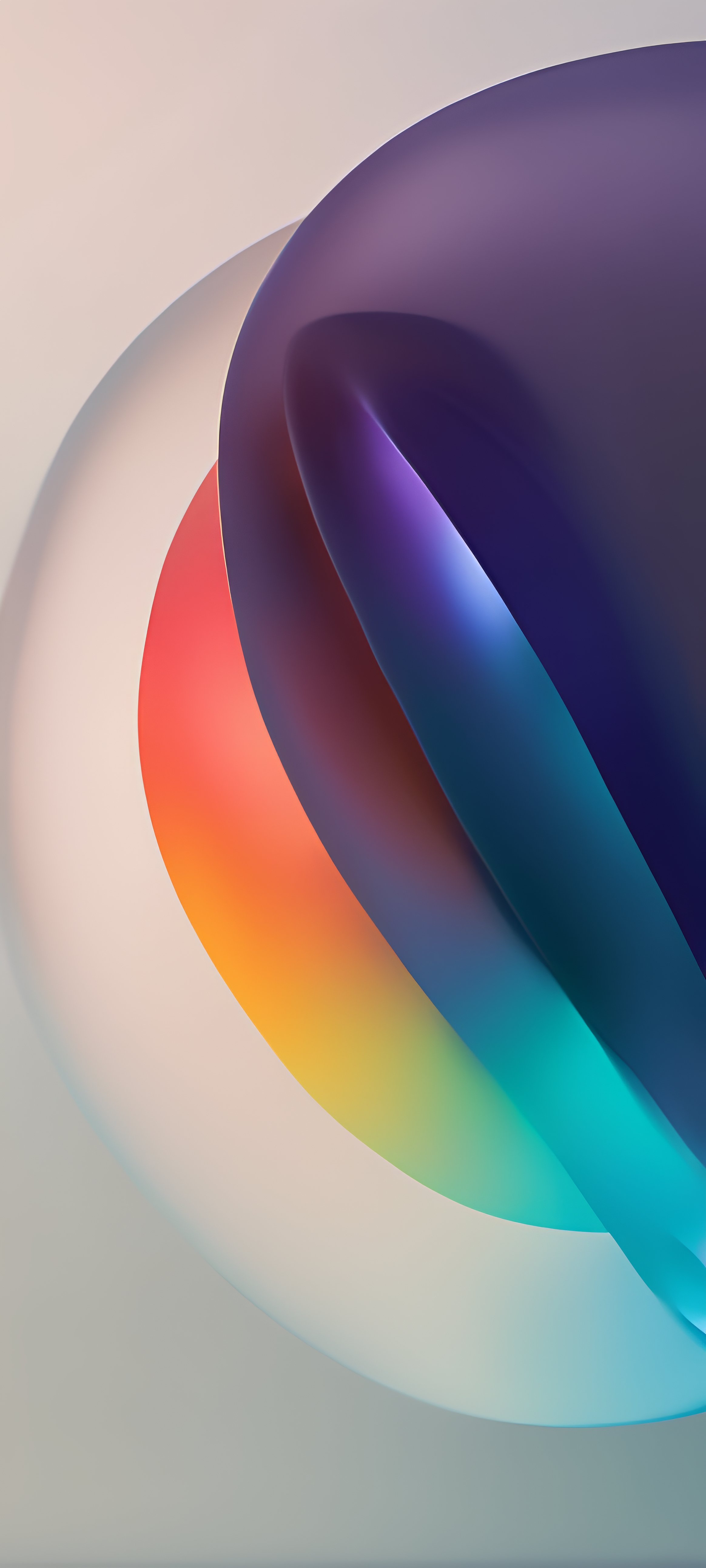 Abstract Colorful Curved Shapes - abstract wallpaper for StockWalls