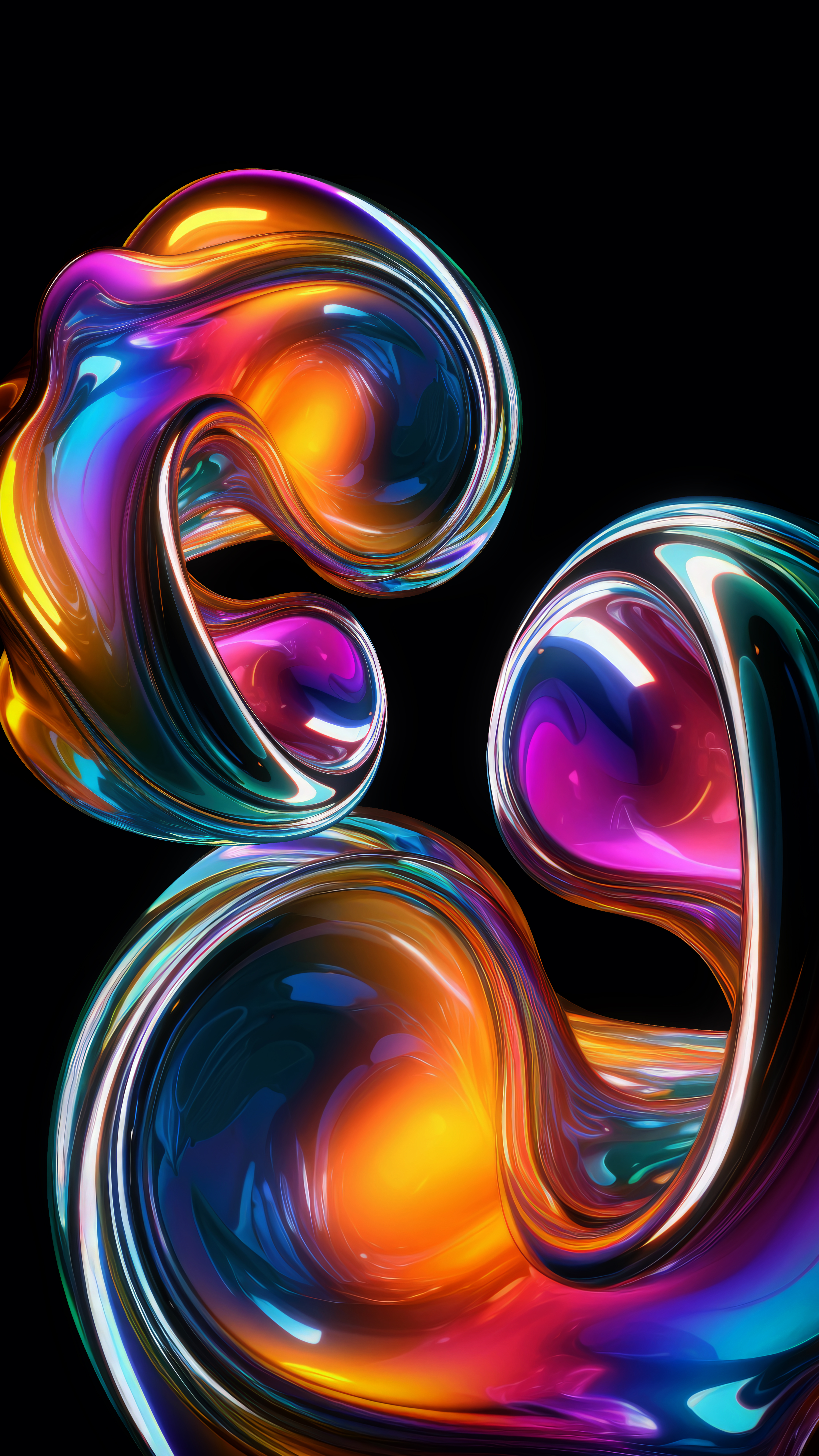 Vibrant Liquid Abstract Swirl - abstract wallpaper for StockWalls