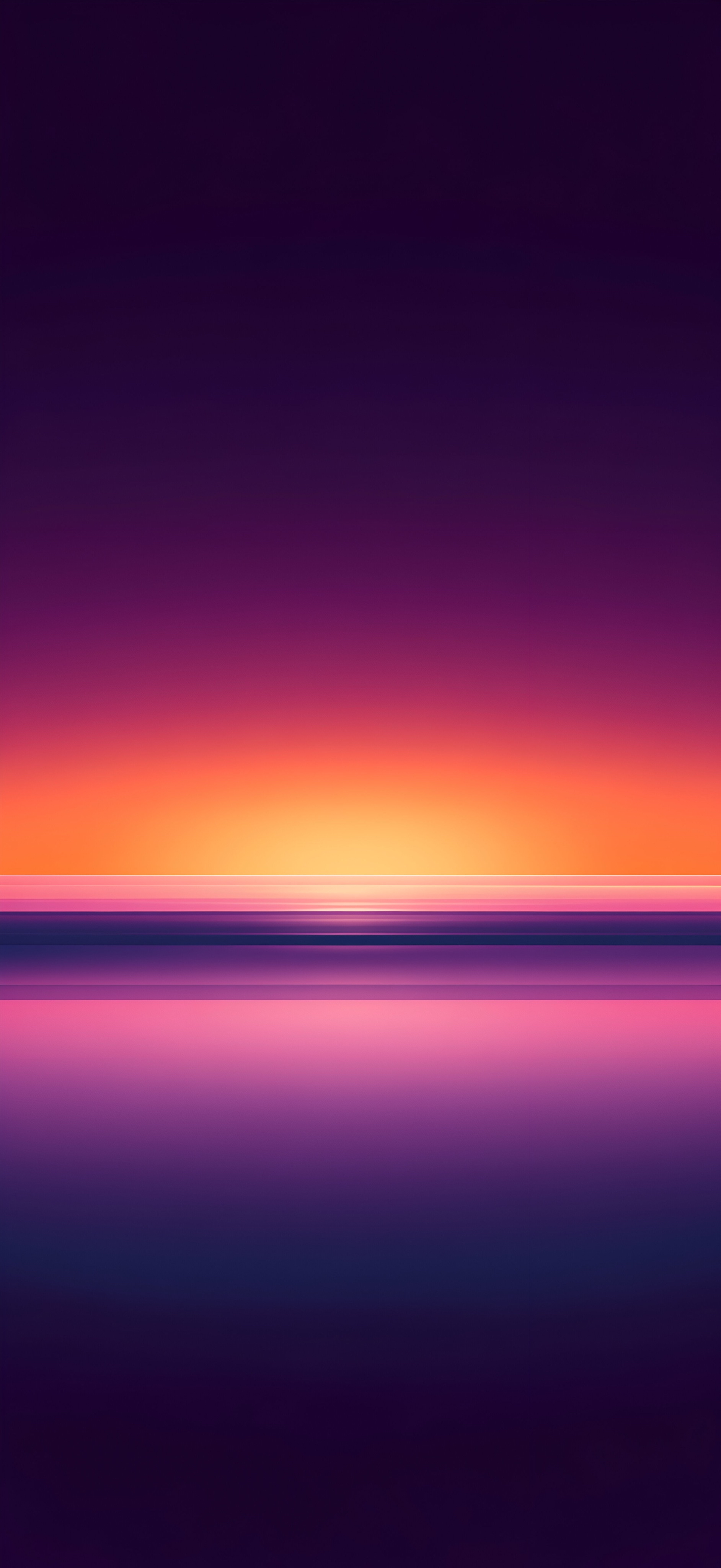 Minimalist Purple Horizon Sunset - minimal wallpaper for StockWalls