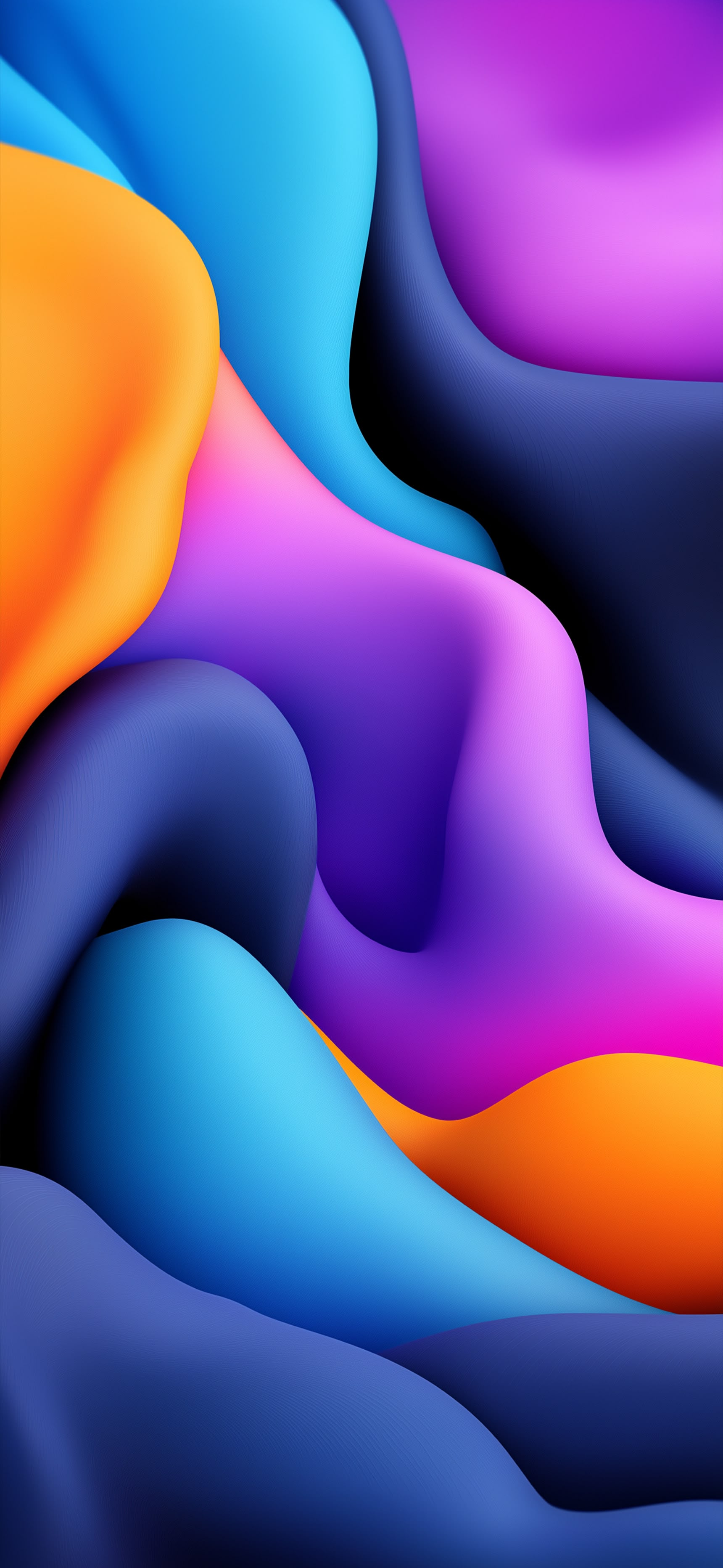 Vibrant Fluid Abstract Waves - abstract wallpaper for StockWalls