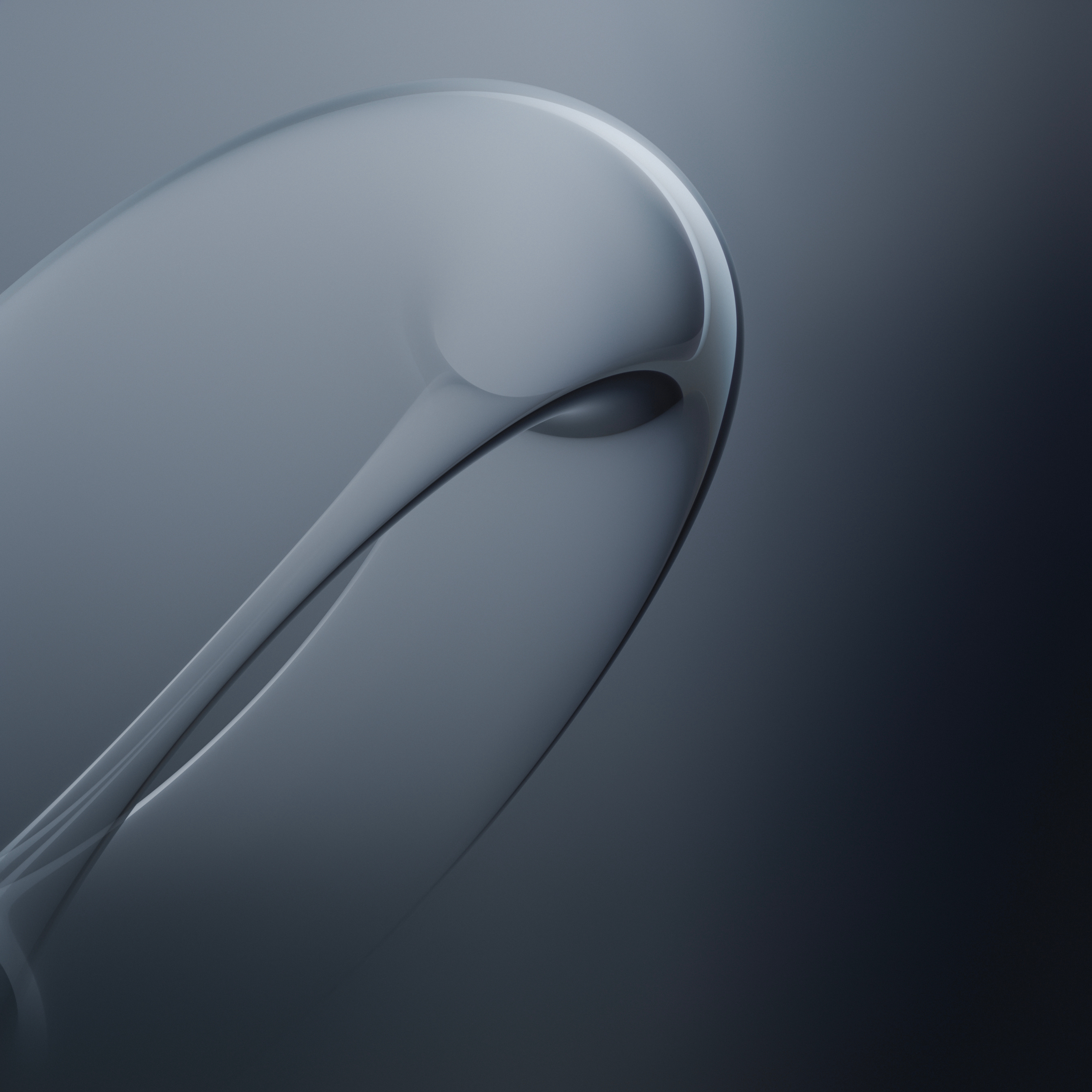 Smooth Grey Abstract Curves - abstract wallpaper for StockWalls