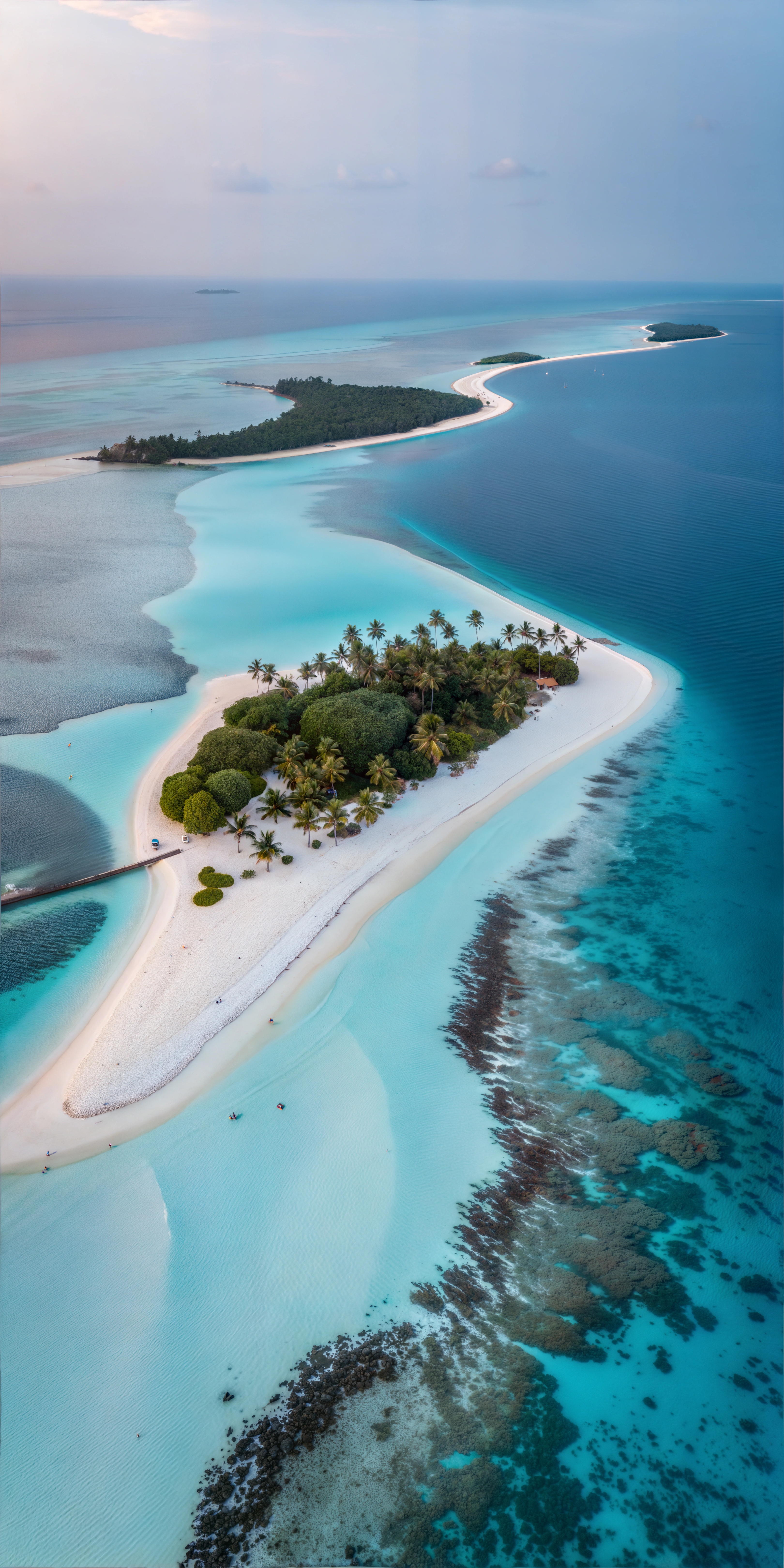Tropical Island Paradise Aerial - beach wallpaper for StockWalls