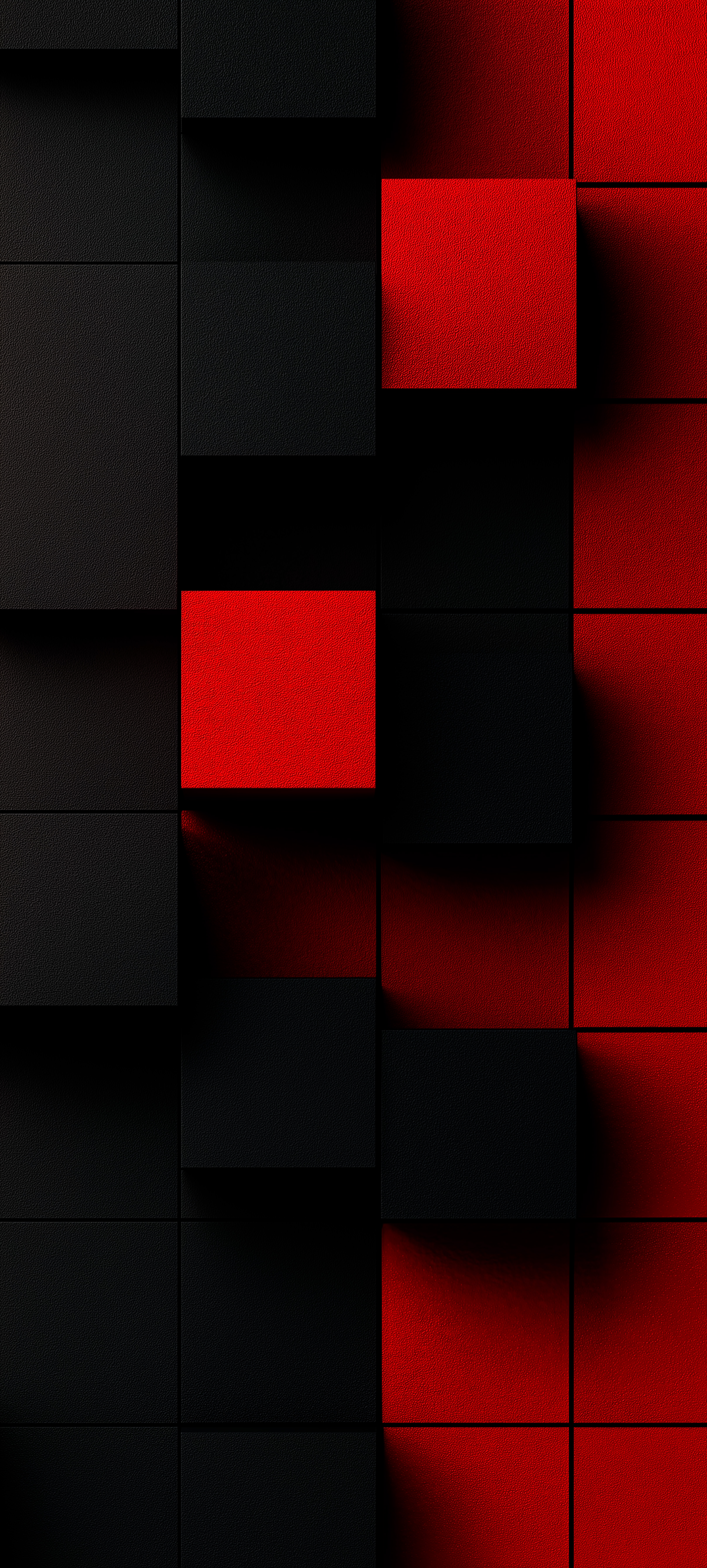 Red and Black Cubes - geometric wallpaper for StockWalls