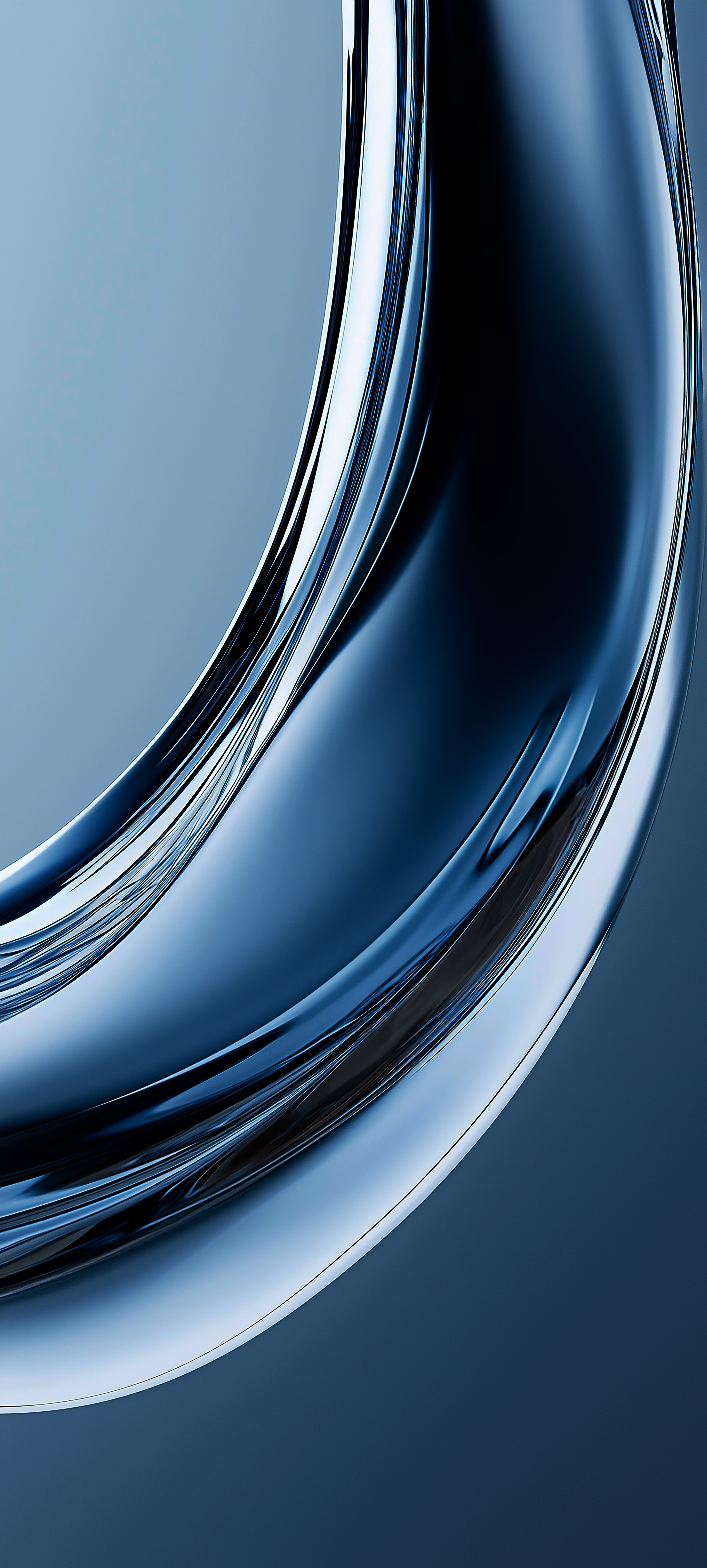 Smooth Blue Abstract Waves - abstract wallpaper for StockWalls