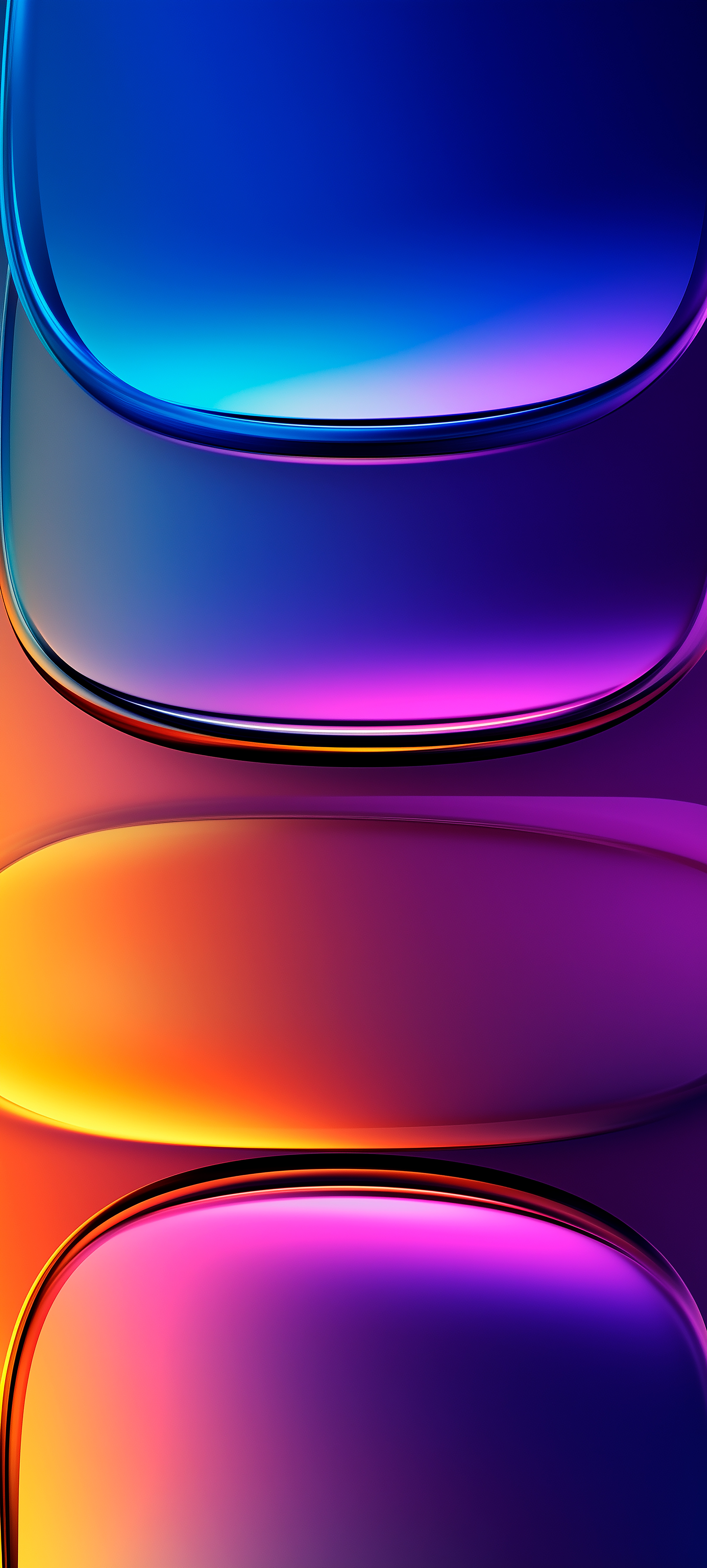 Vibrant Neon Gradient Waves - gradient wallpaper for StockWalls