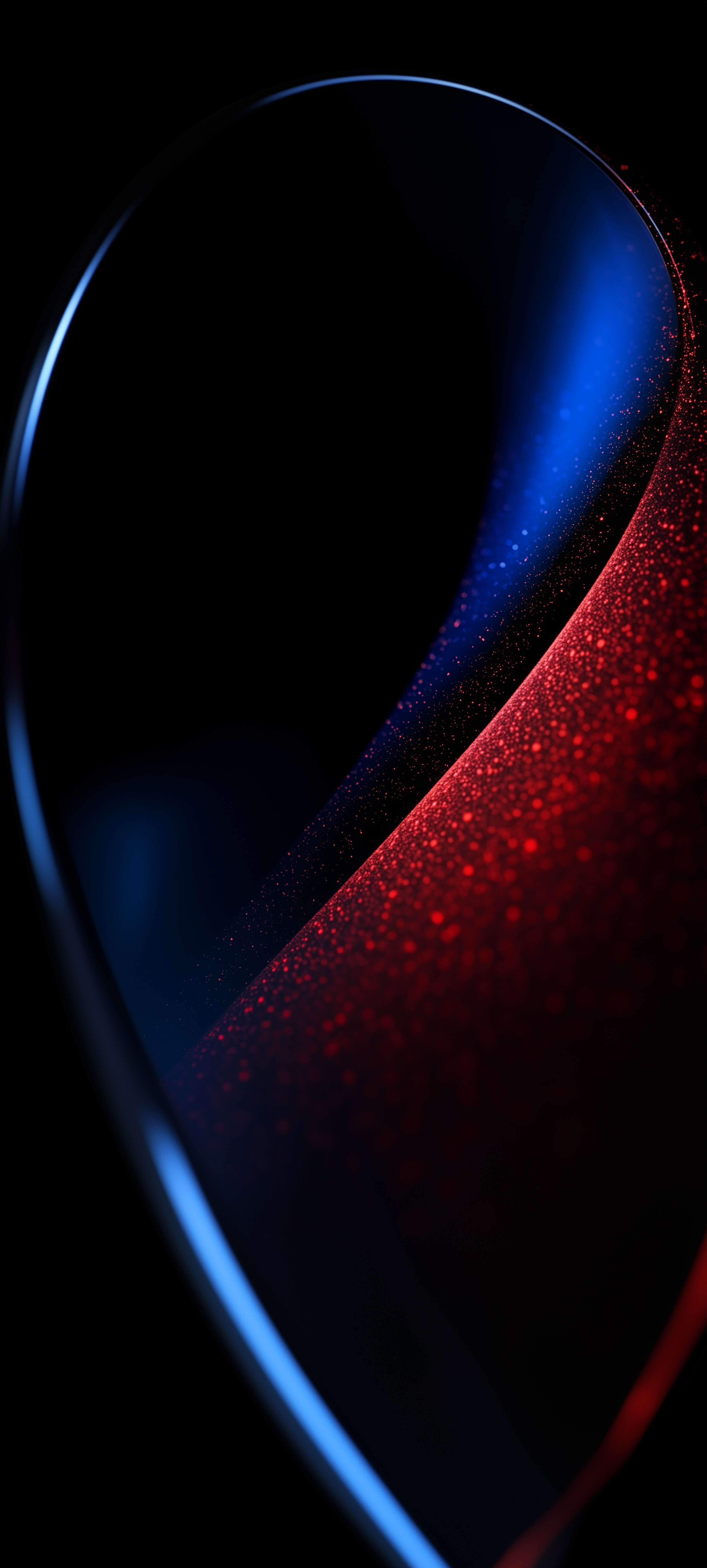 Red and Blue Curve - abstract wallpaper for StockWalls