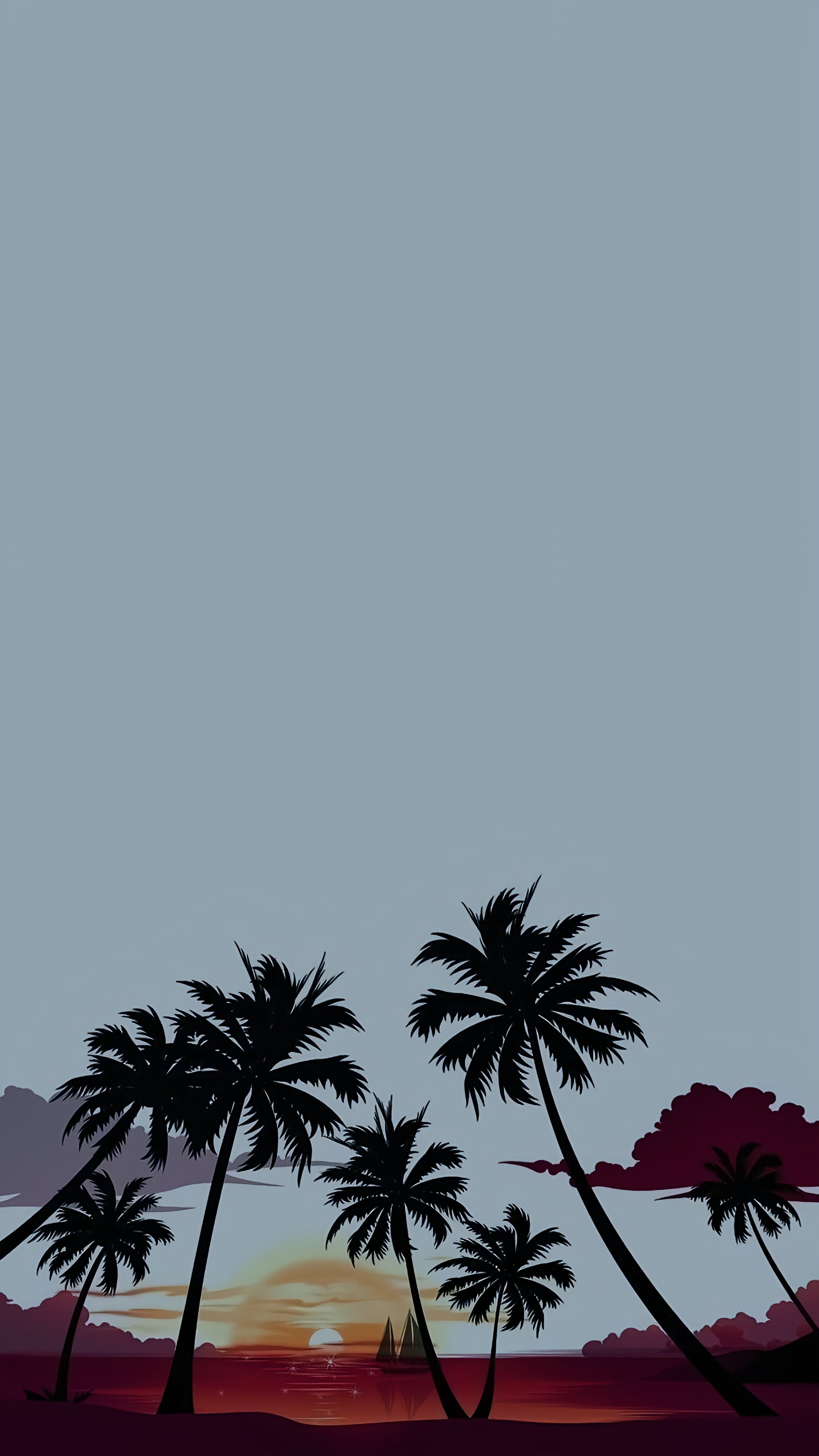Tropical Sunset Palm Trees - tropical wallpaper for StockWalls