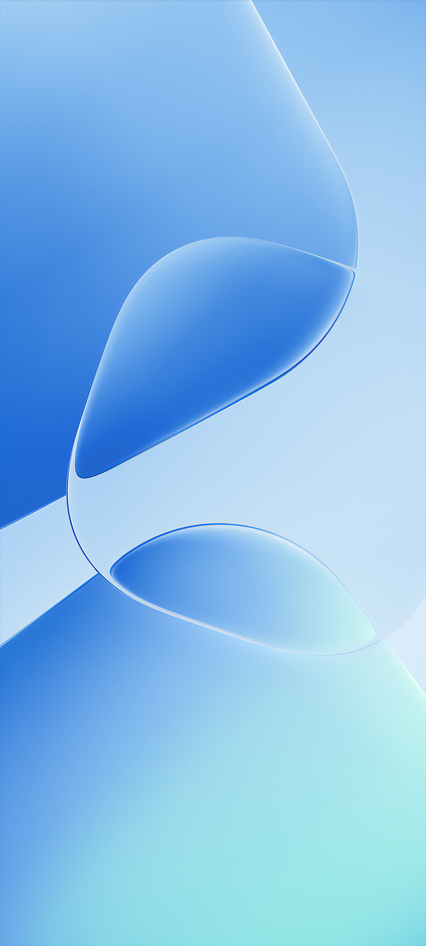 Smooth Blue Abstract Curves - abstract wallpaper for StockWalls