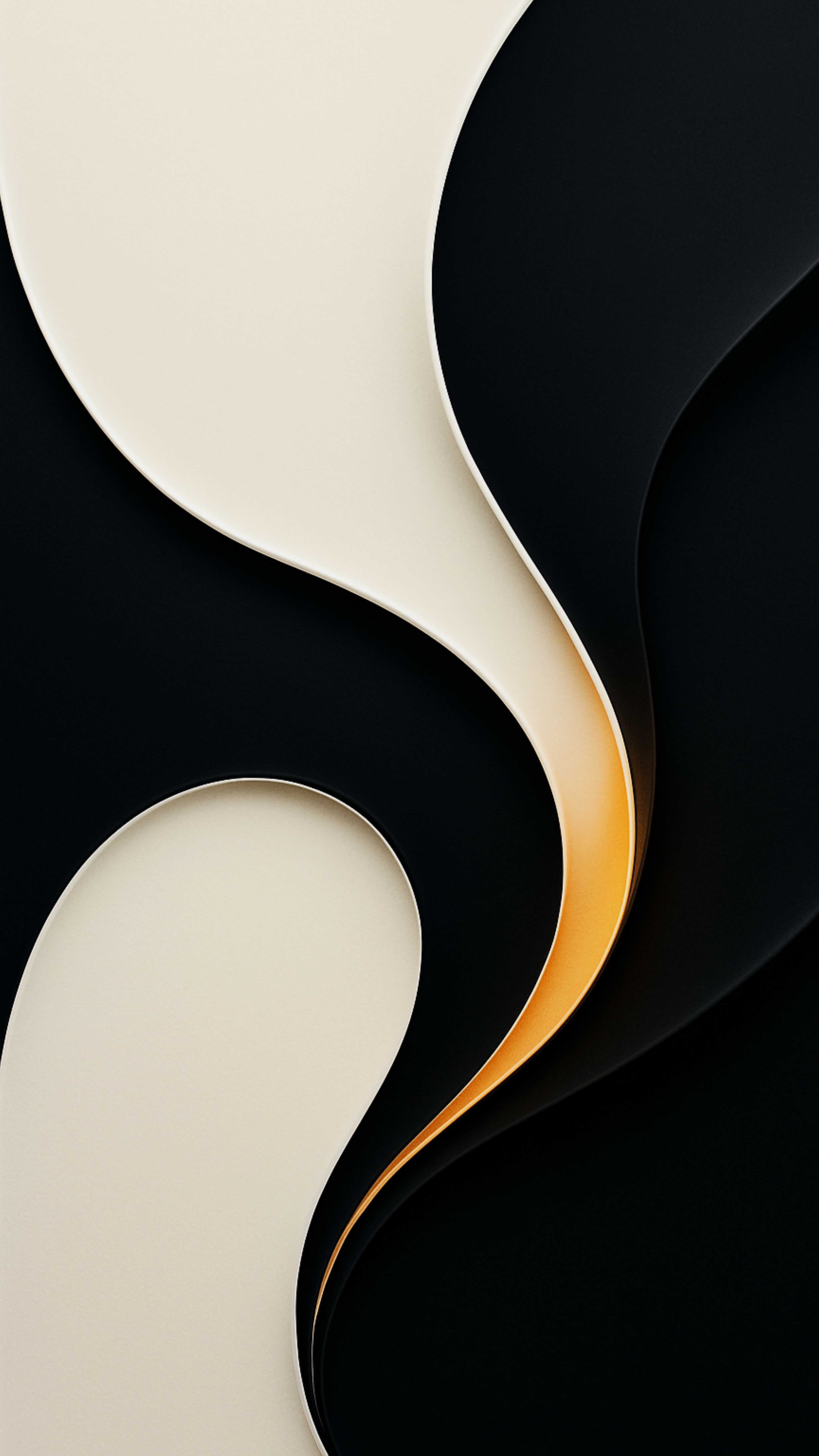 Elegant Black Gold Curves - abstract wallpaper for StockWalls