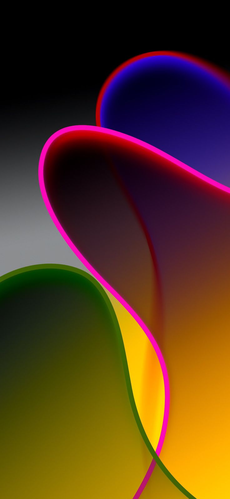 Vibrant Neon Abstract Curves - abstract wallpaper for StockWalls
