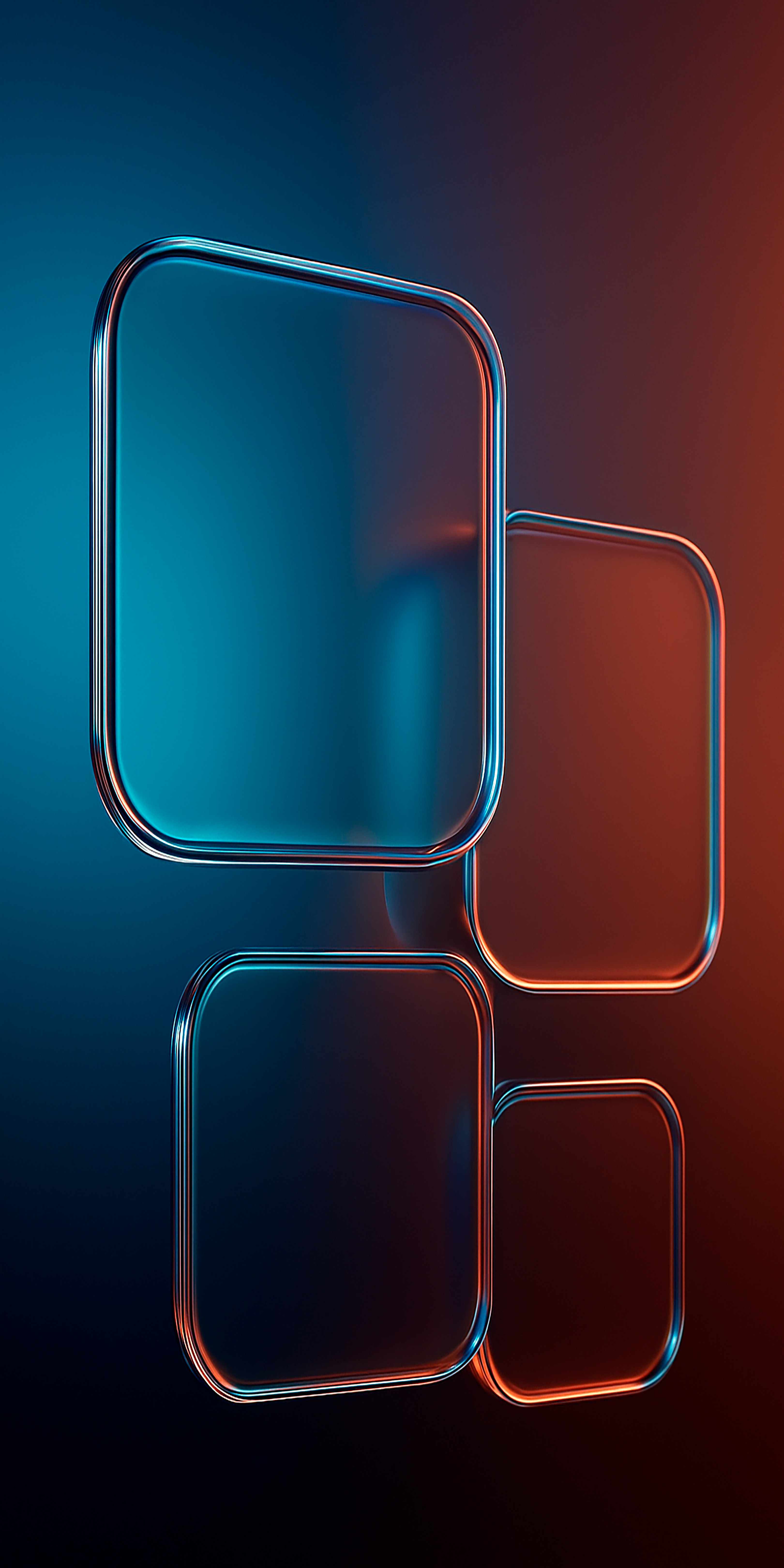 Neon Glass Rectangles Wallpaper - abstract wallpaper for StockWalls