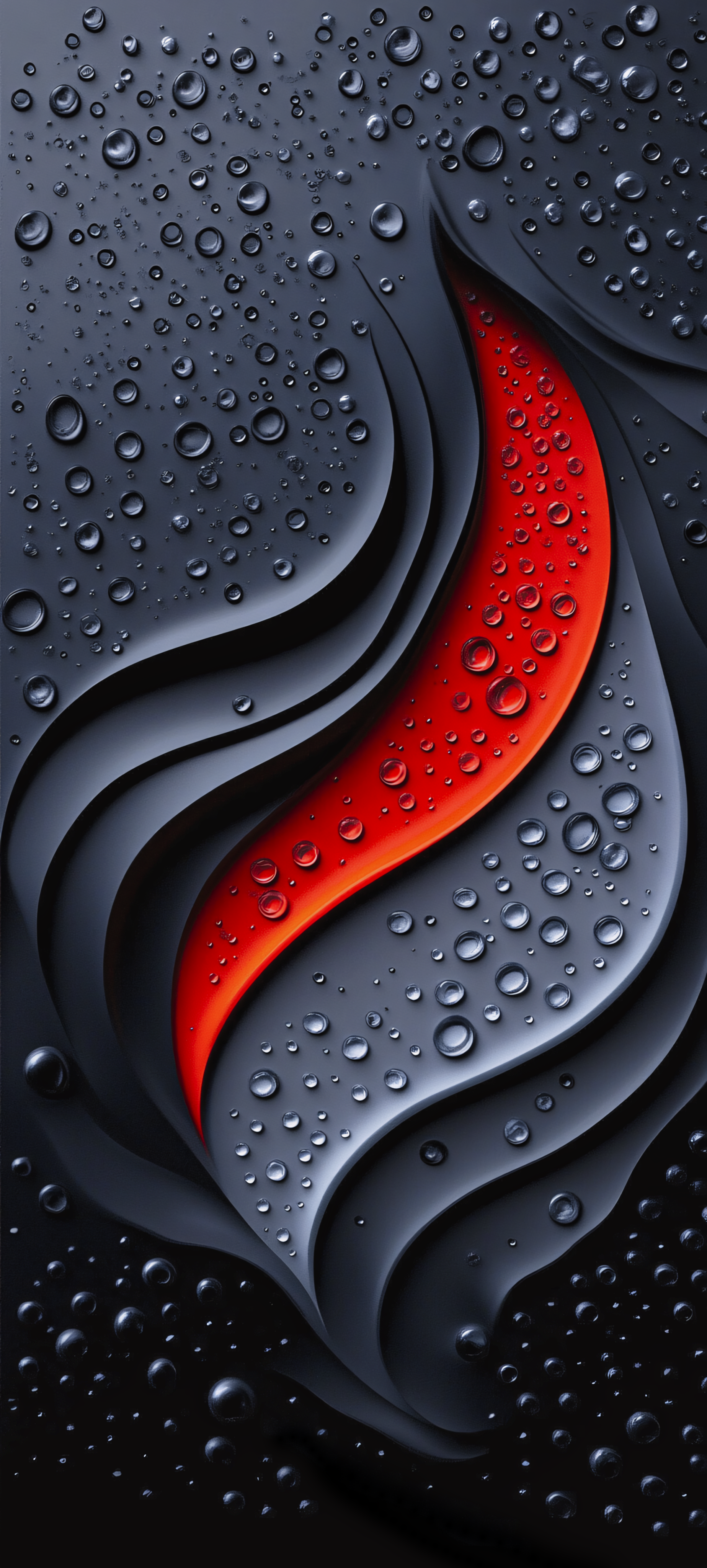 Red Liquid Wave Abstract - abstract wallpaper for StockWalls