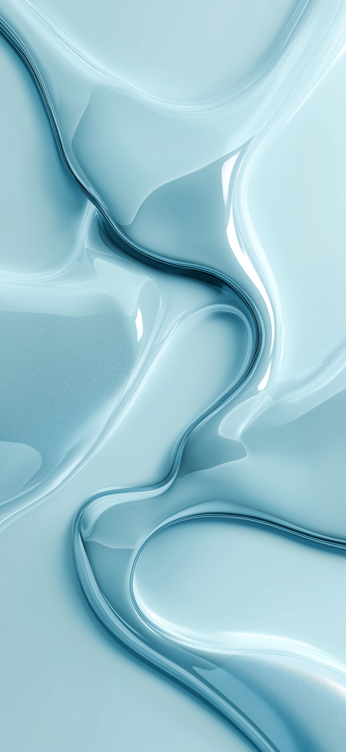 Smooth Blue Liquid Waves - abstract wallpaper for StockWalls