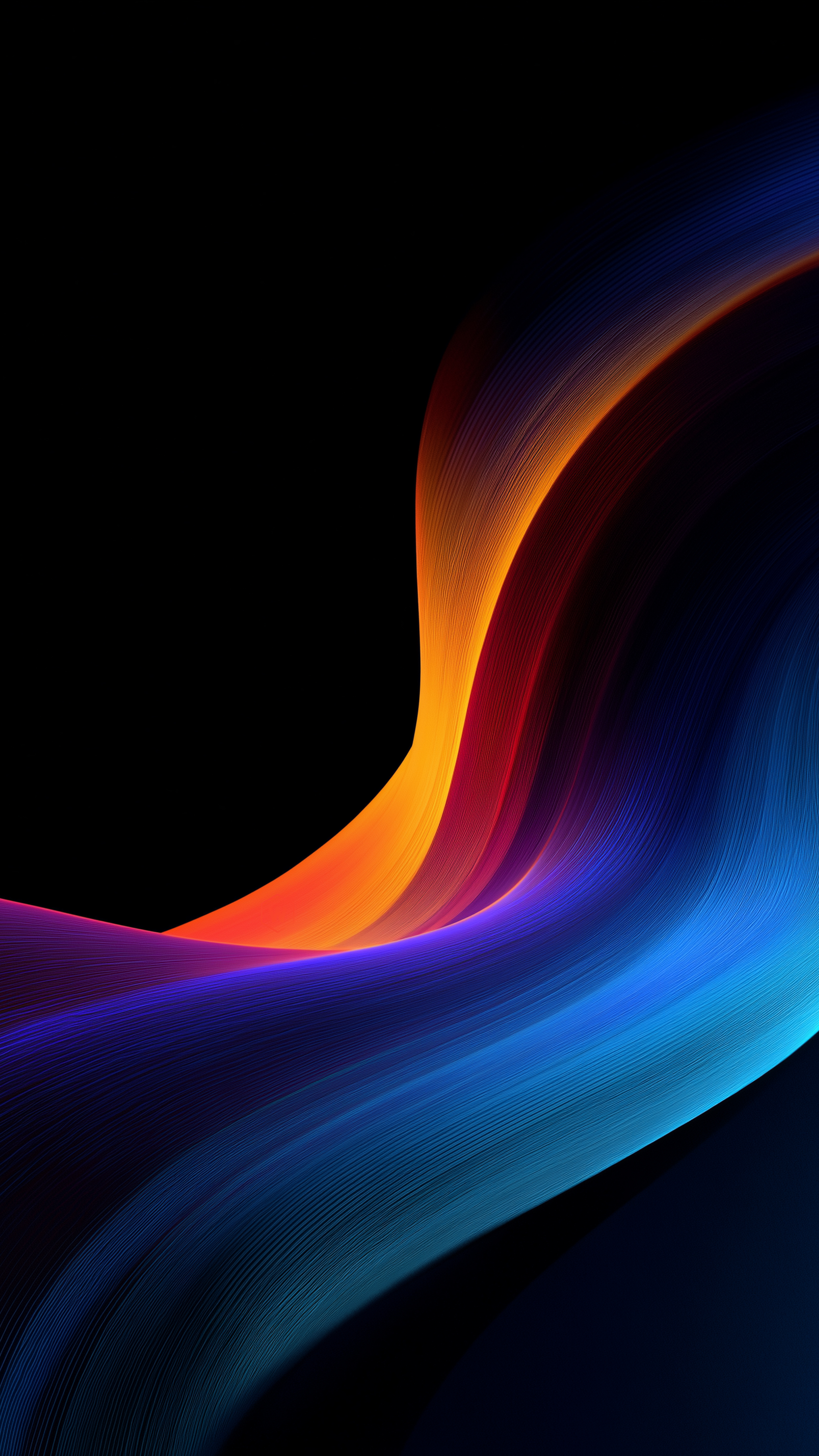 Vibrant Flowing Abstract Waves - abstract wallpaper for StockWalls