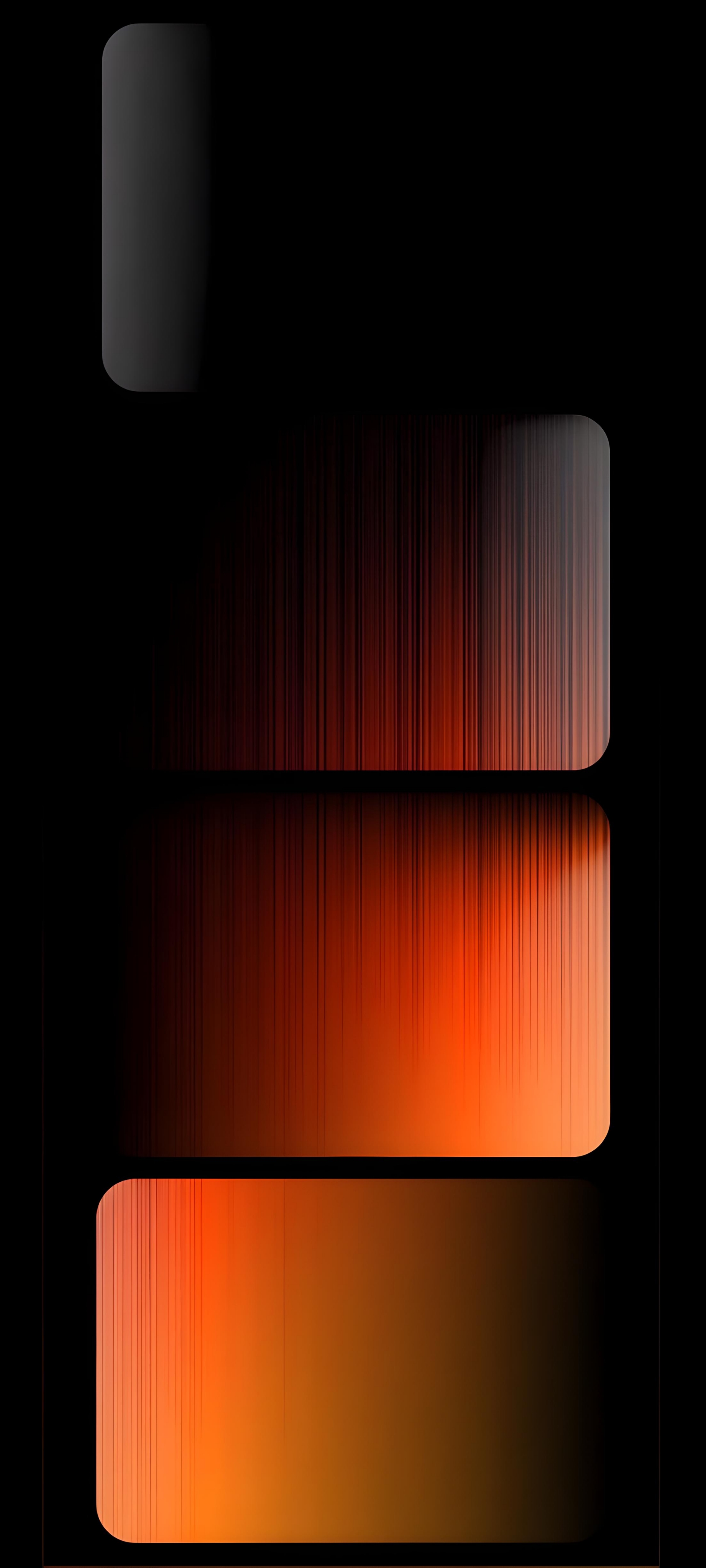 Minimalist Orange Gradient Blocks - minimal wallpaper for StockWalls
