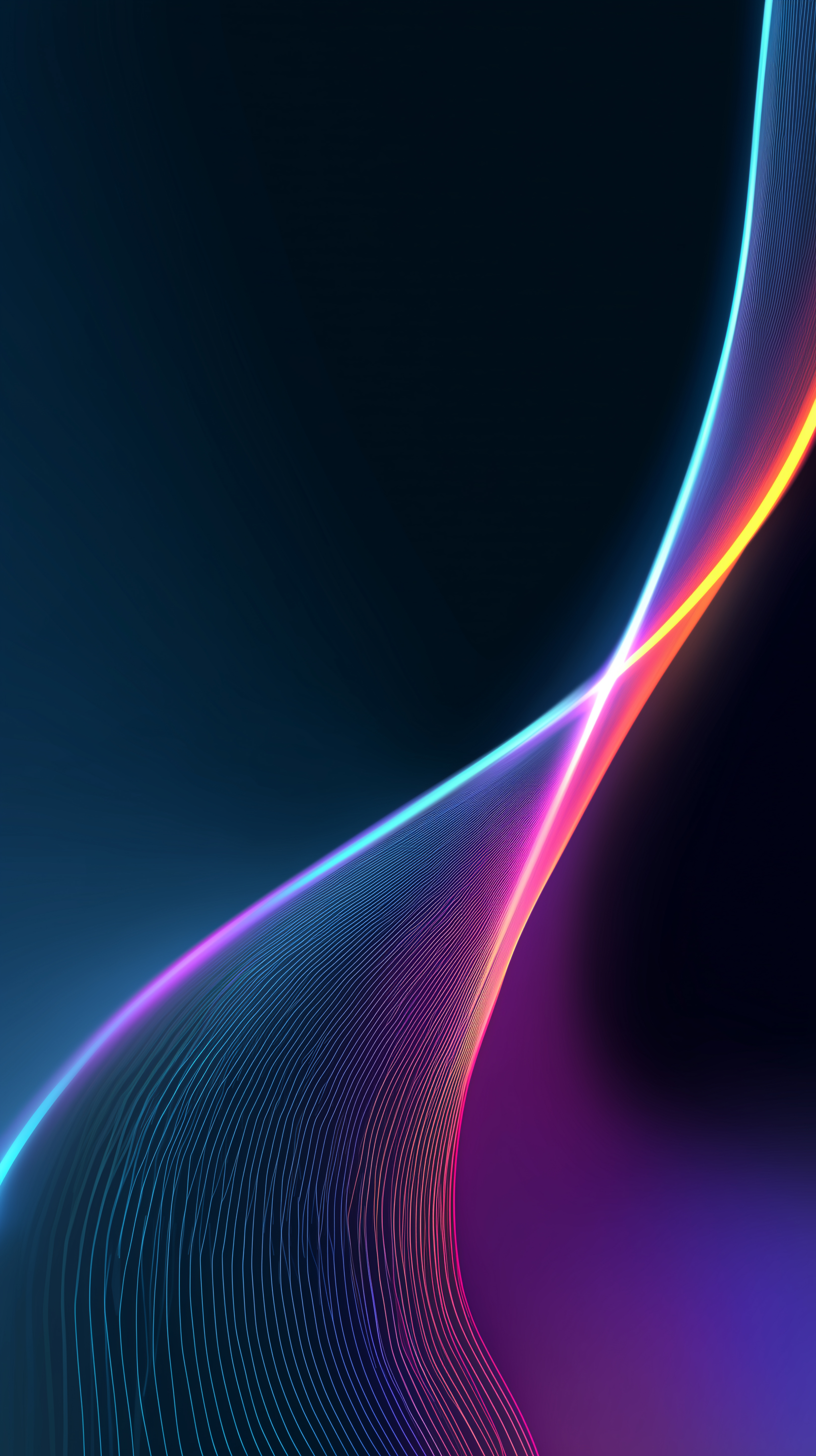 Neon Flowing Abstract Lines - abstract wallpaper for StockWalls