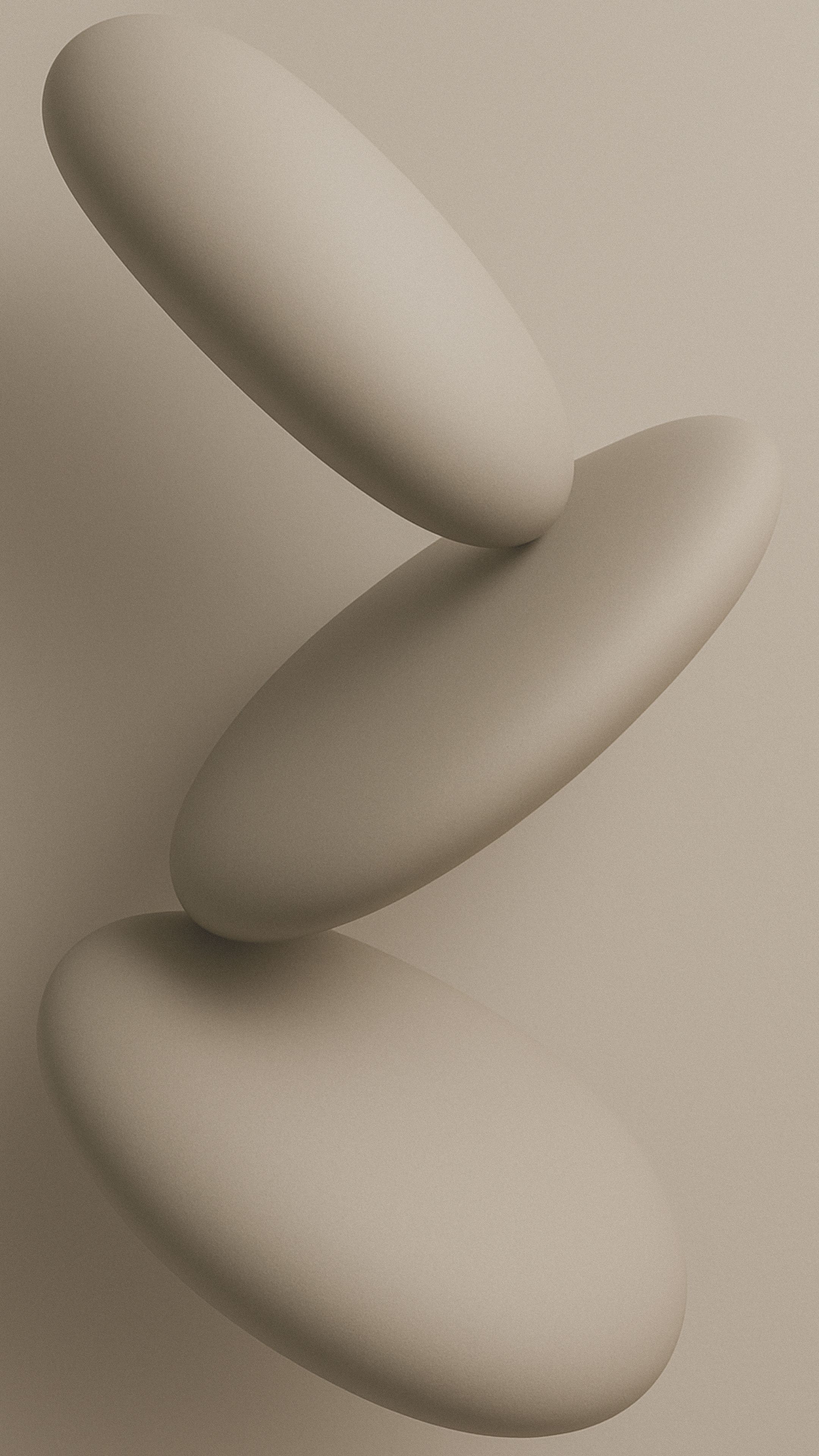 Minimalist Floating Stone Shapes - minimal wallpaper for StockWalls