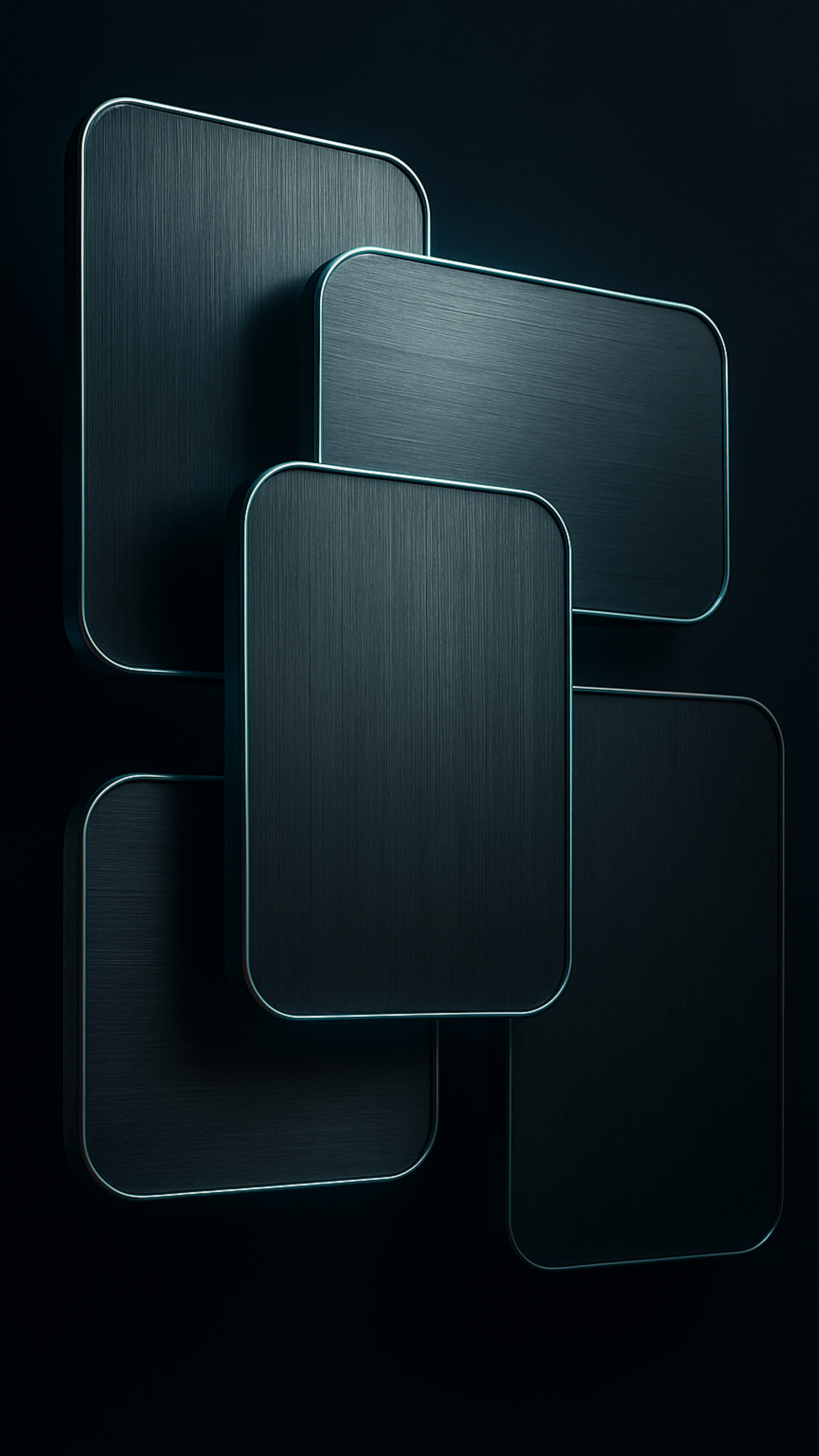 Dark Brushed Metal Panels - minimal wallpaper for StockWalls