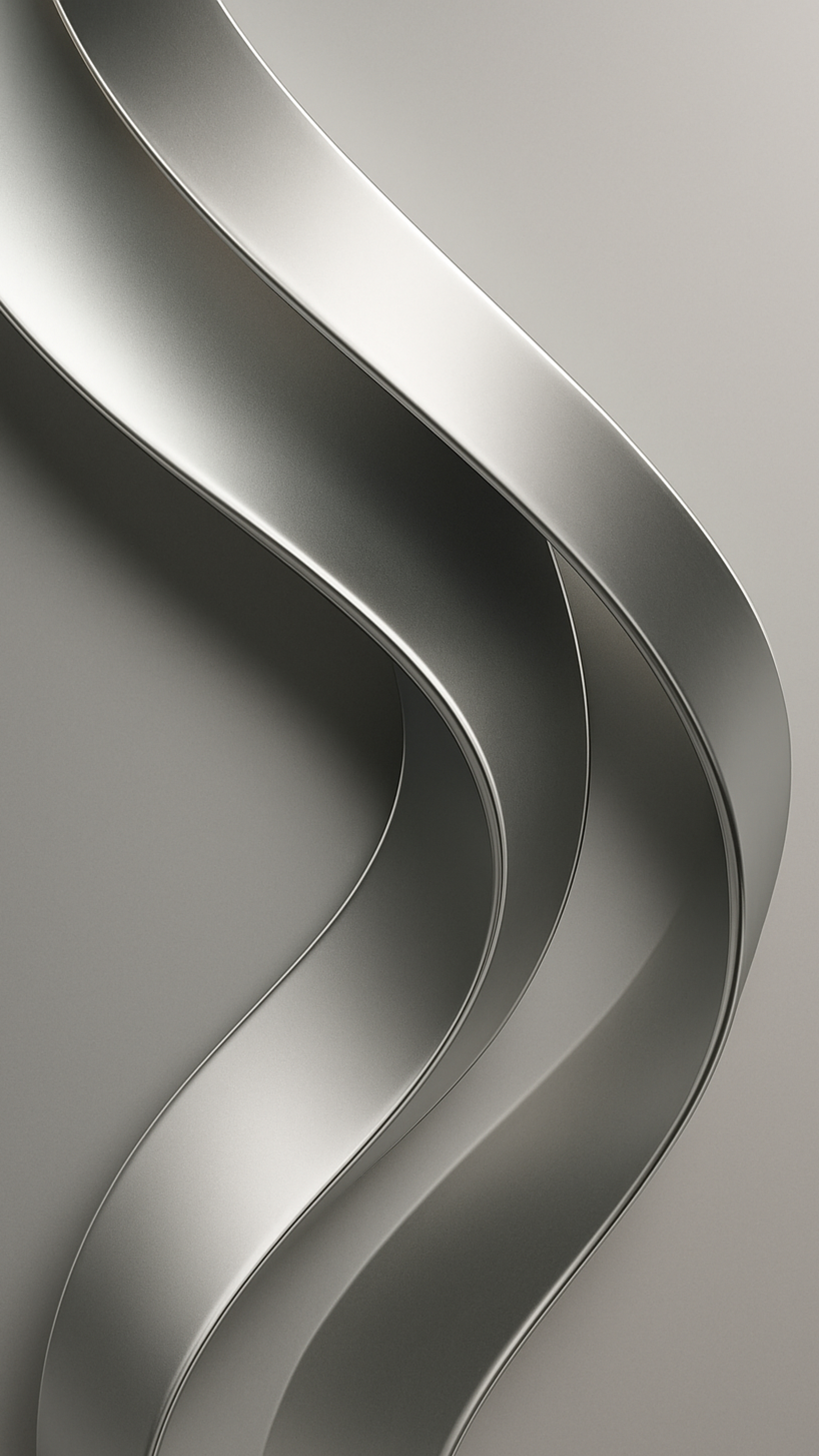 Elegant Silver Abstract Curves - abstract wallpaper for StockWalls