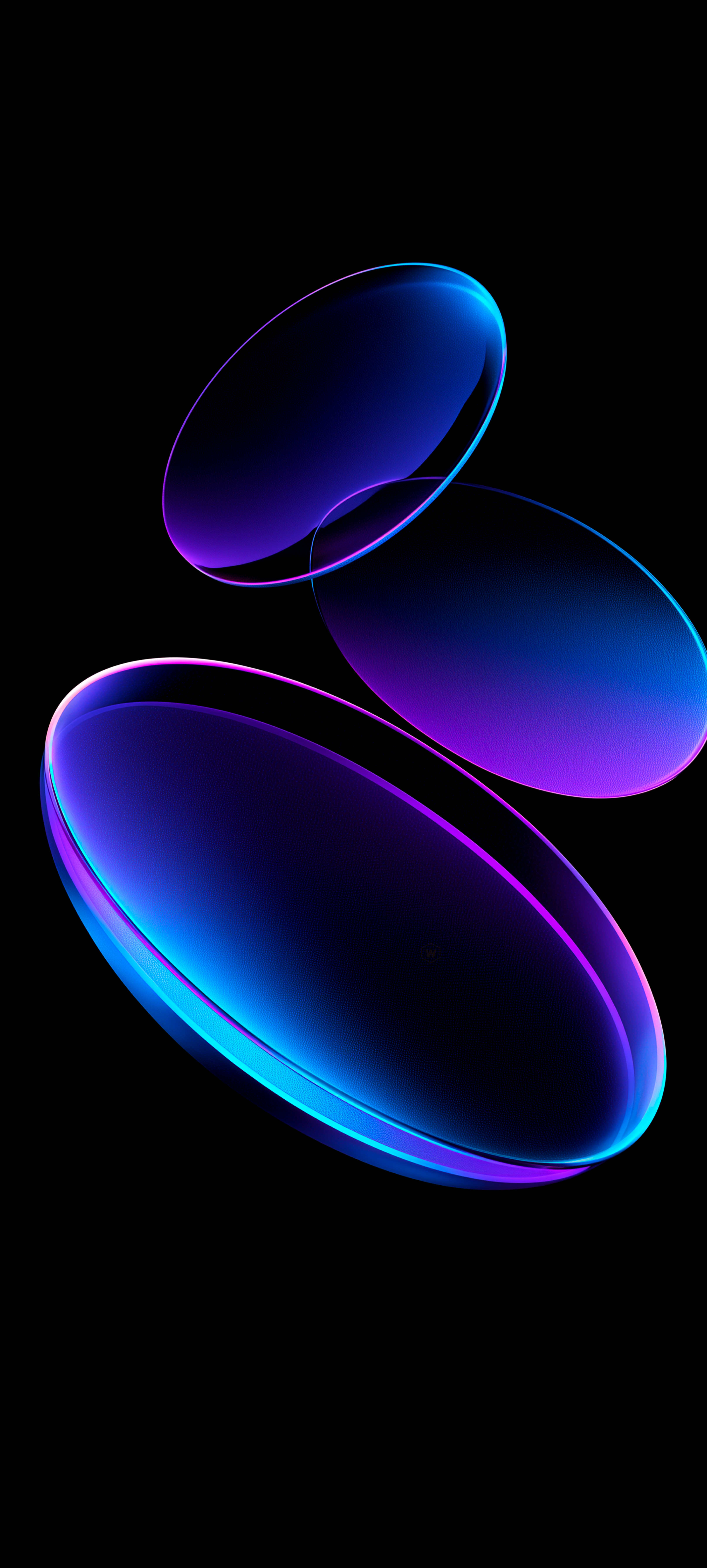 Neon Floating Glass Orbs - abstract wallpaper for StockWalls