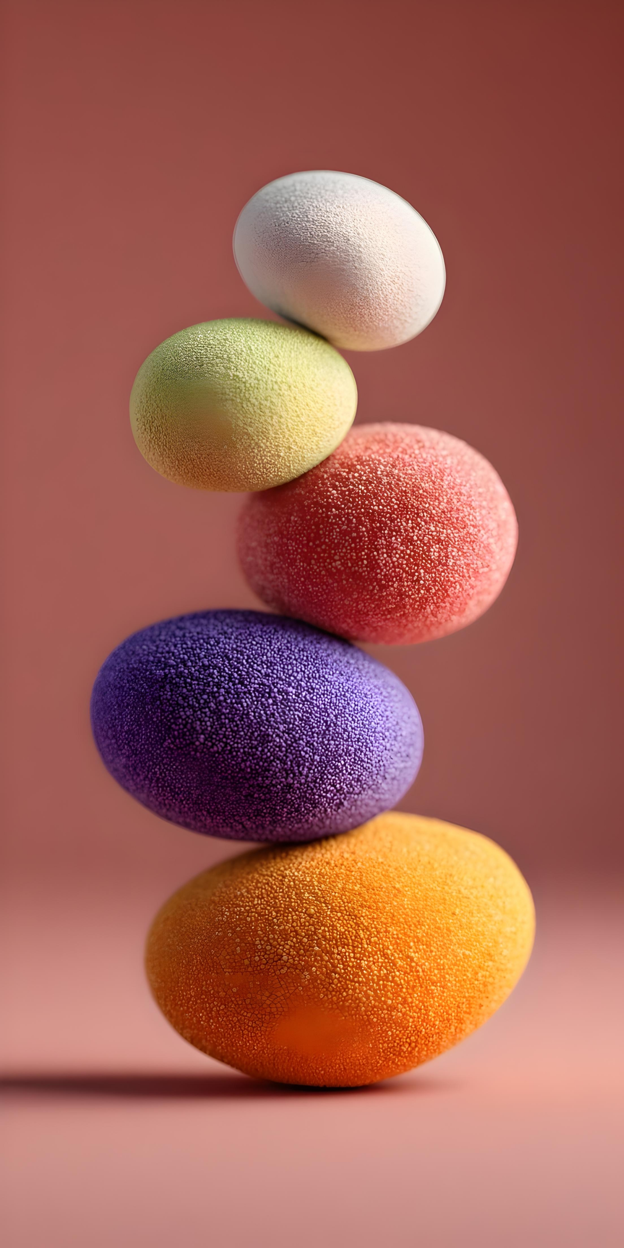 Colorful Balanced Textured Spheres - abstract wallpaper for StockWalls