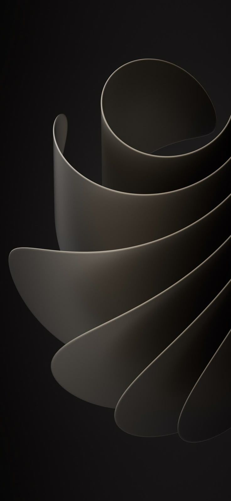 Minimalist Dark Swirl Abstract - minimal wallpaper for StockWalls
