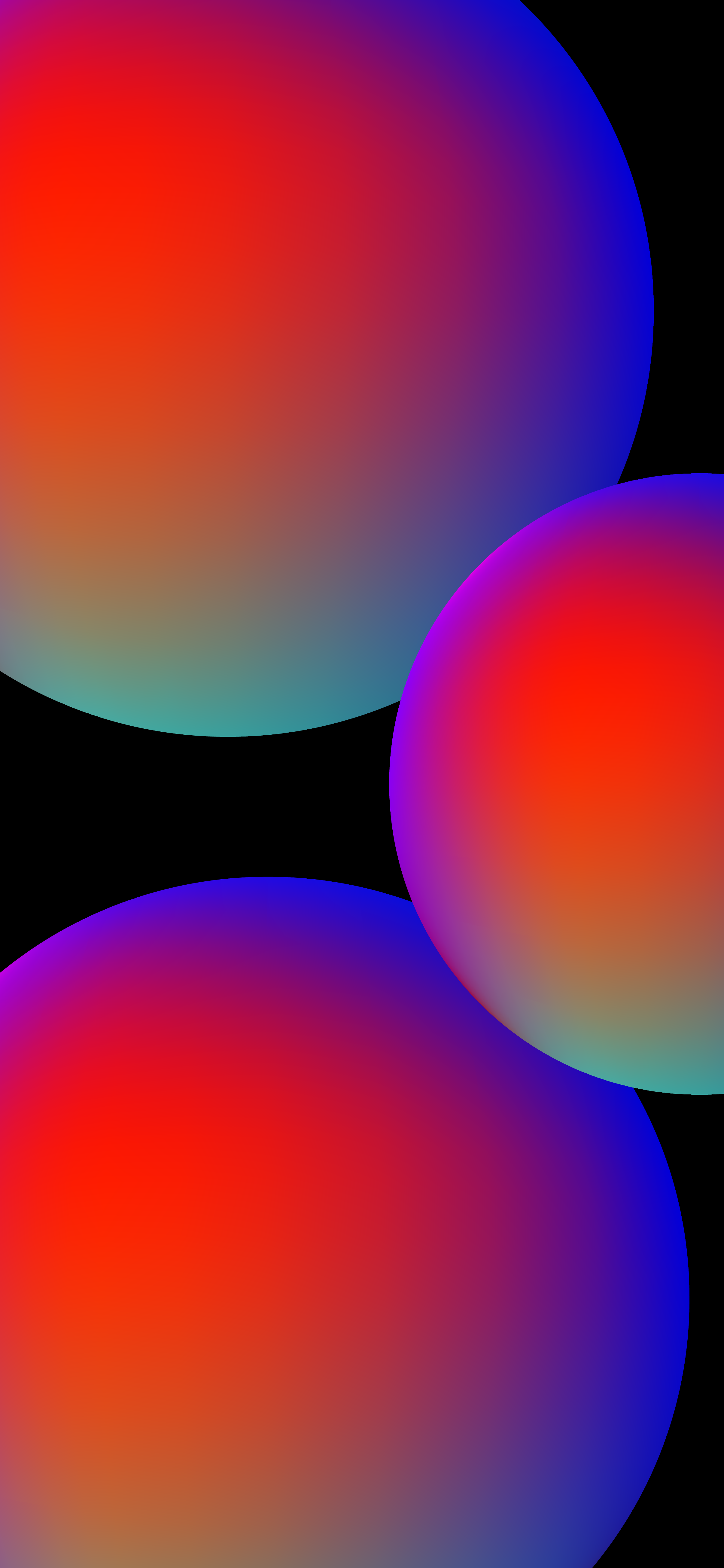 Vibrant Neon Gradient Spheres - abstract wallpaper for StockWalls