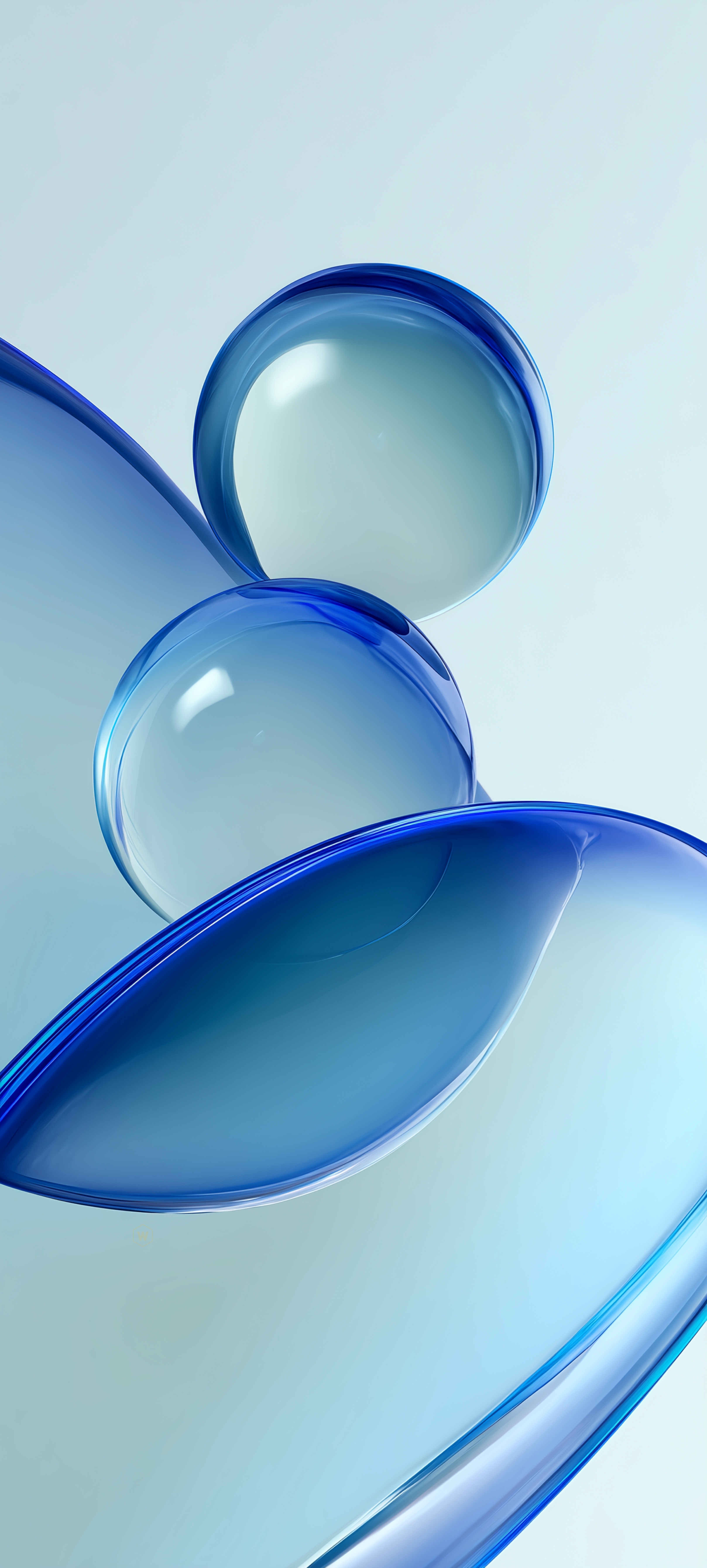 Blue Glass Abstract Spheres - abstract wallpaper for StockWalls