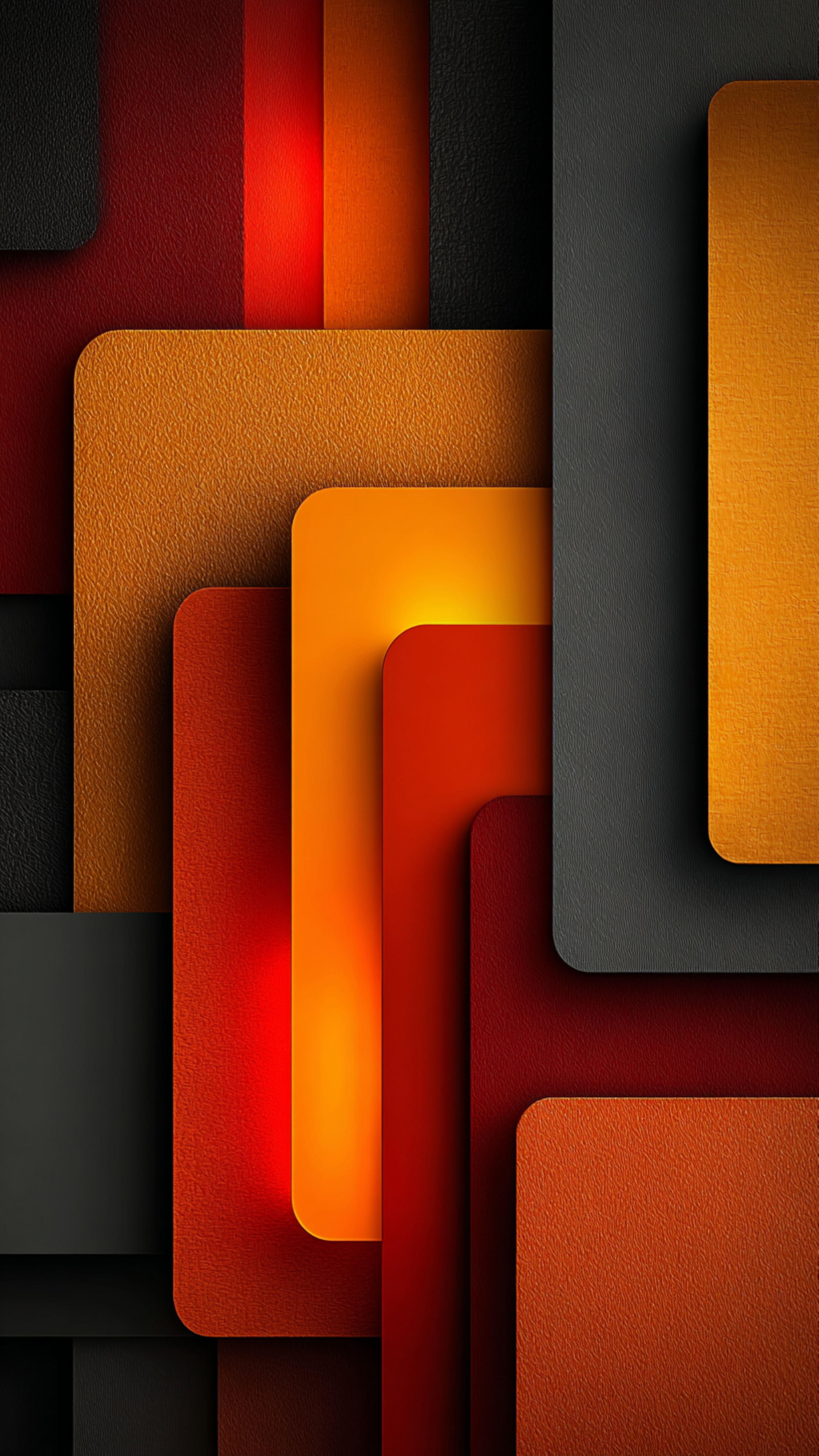 Abstract Warm Layered Shapes - abstract wallpaper for StockWalls