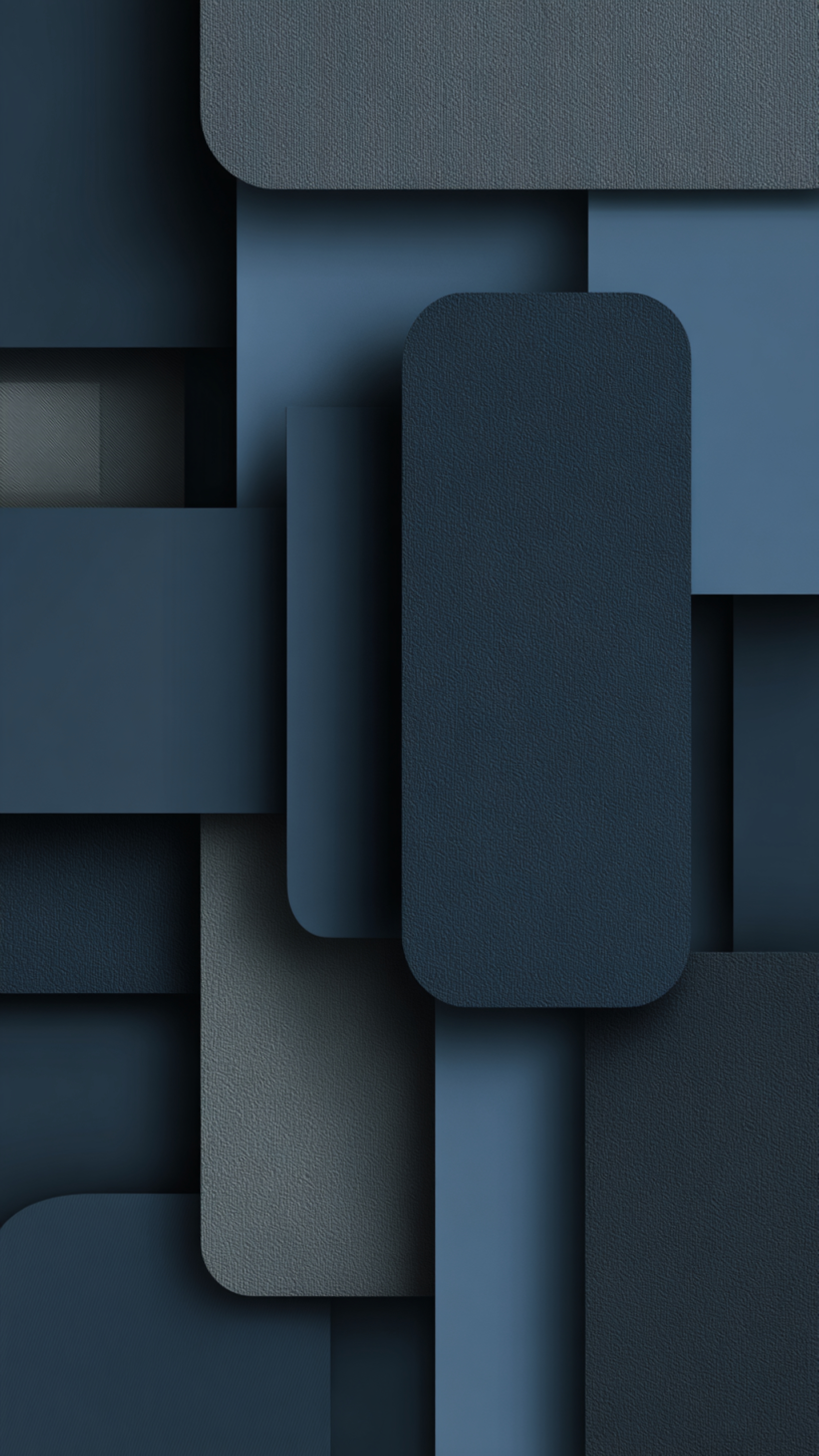 Minimalist Blue Geometric Layers - minimal wallpaper for StockWalls