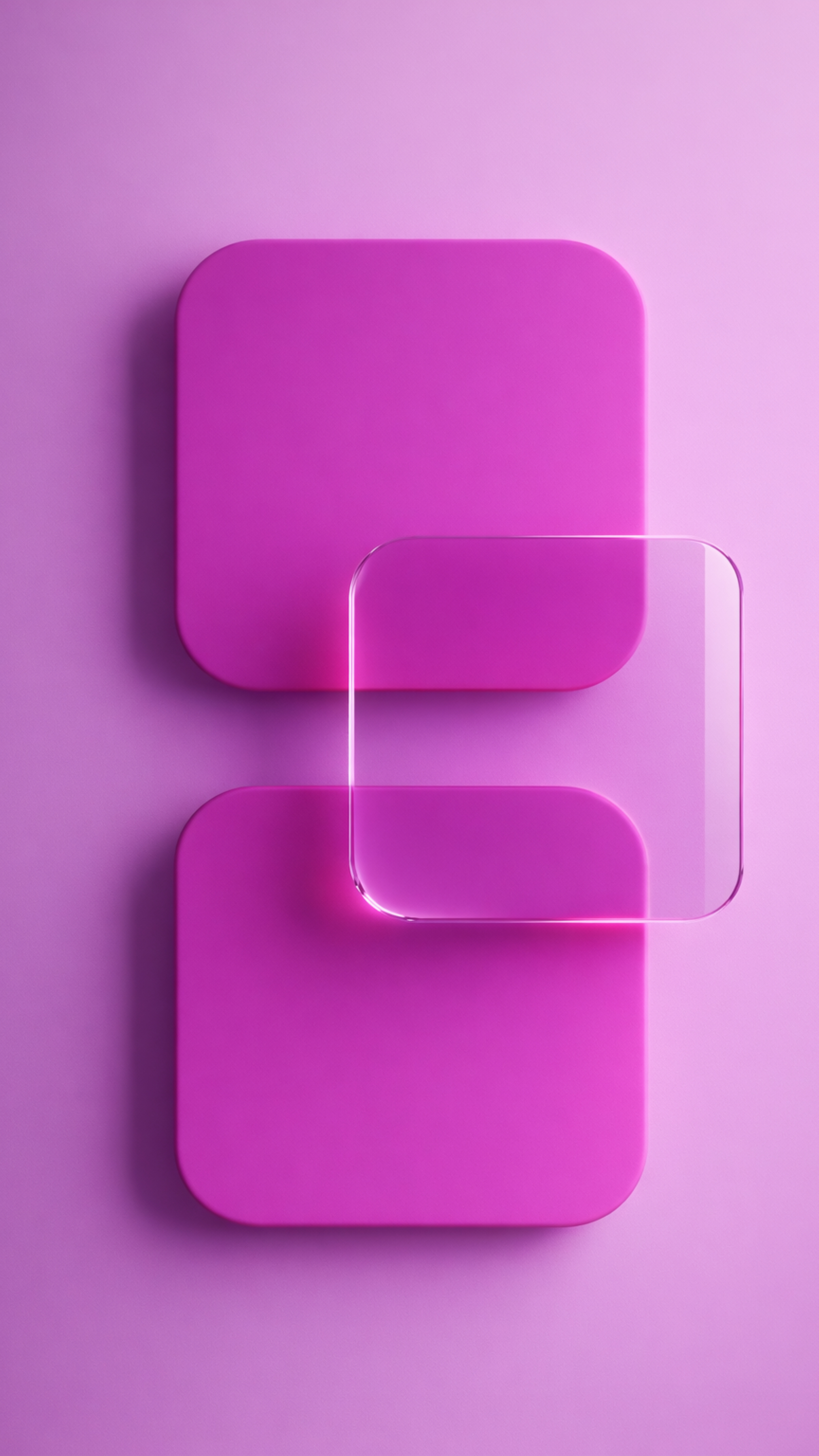 Minimal Pink Glass Shapes - minimal wallpaper for StockWalls