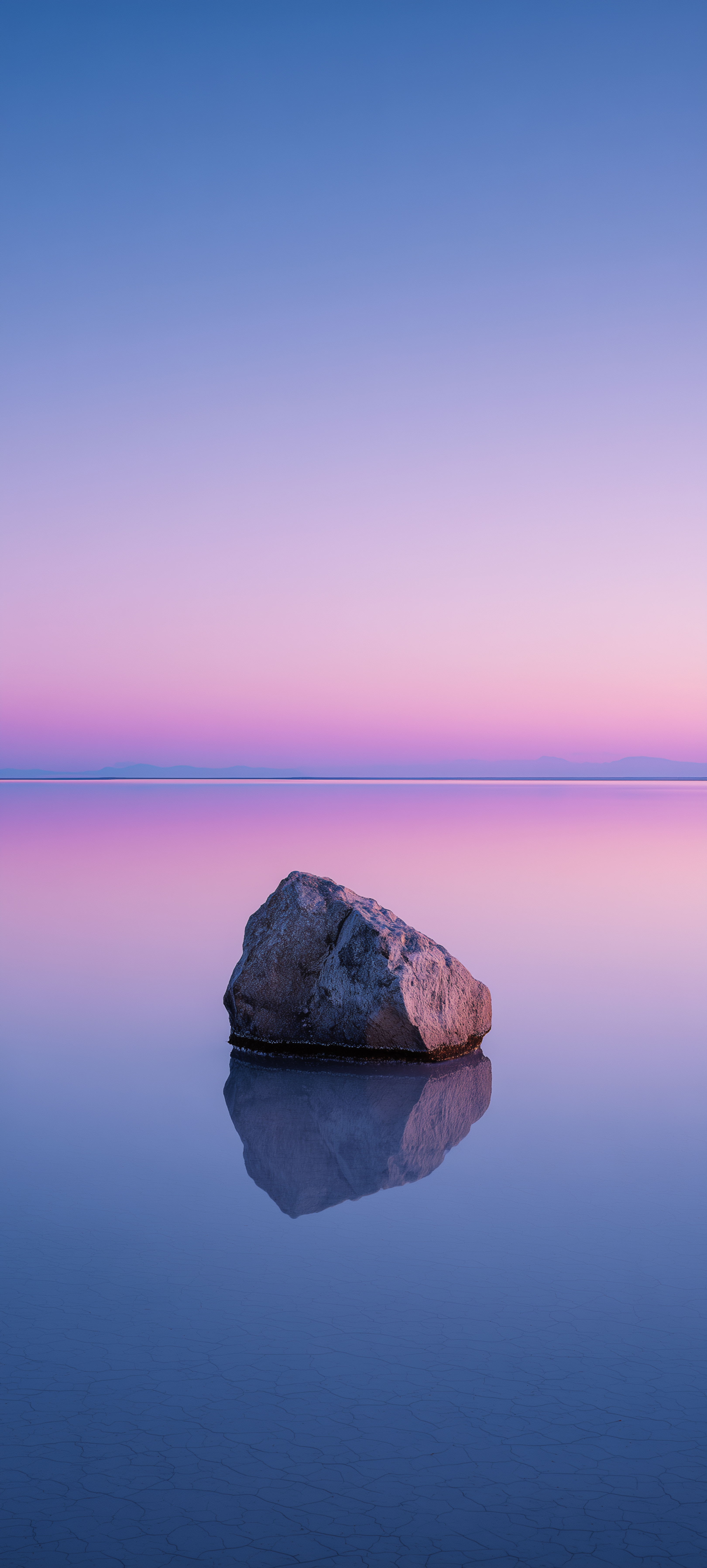 Minimalist Rock Reflection - nature wallpaper for StockWalls