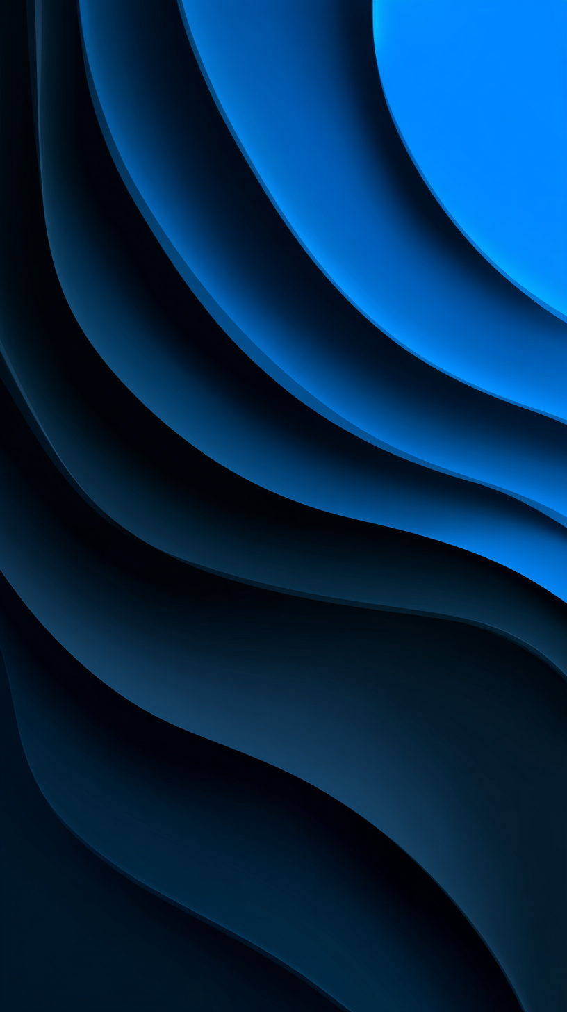 Blue Abstract Wavy Layers - abstract wallpaper for StockWalls