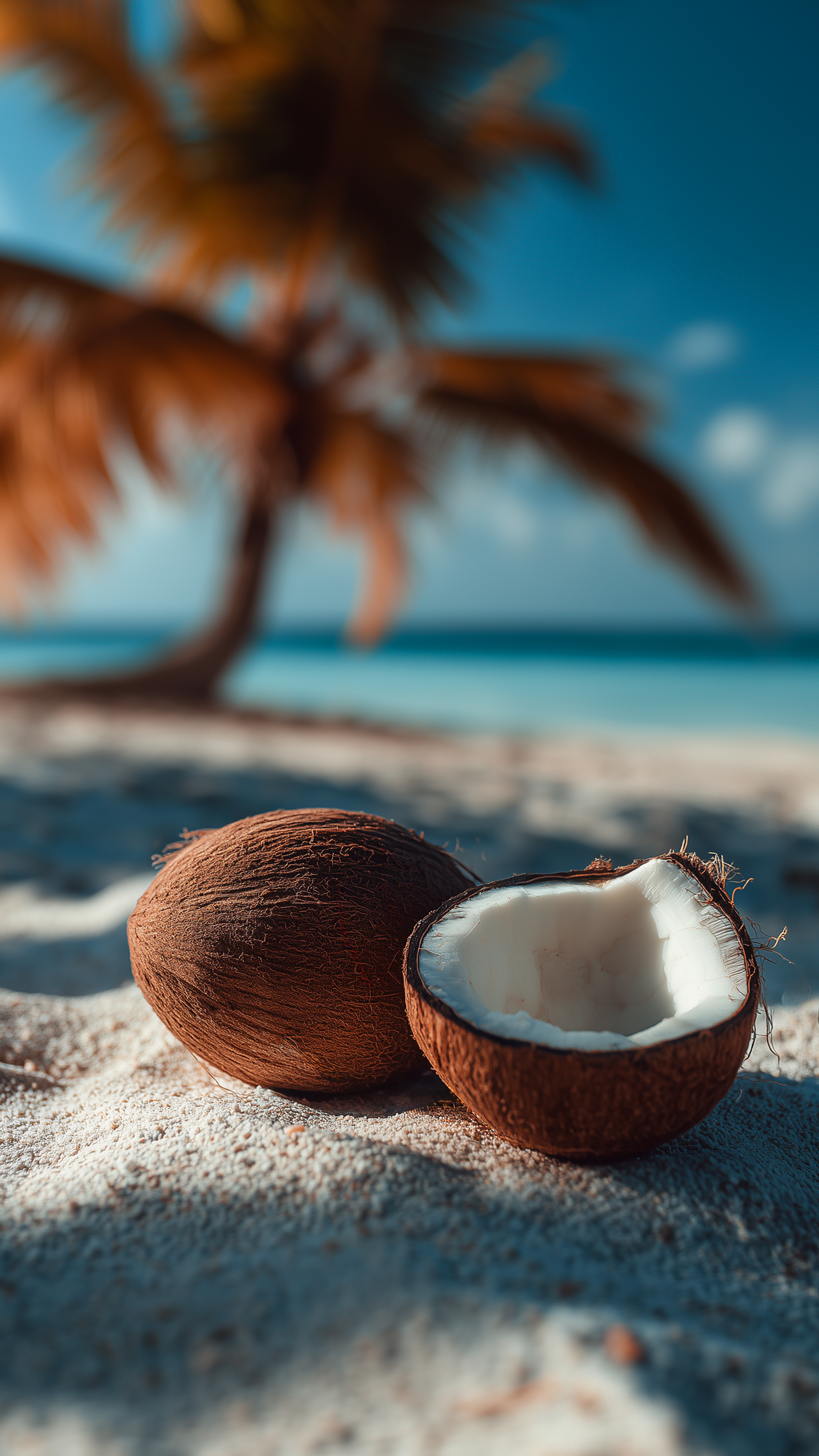Fresh Tropical Coconut Beach - beach wallpaper for StockWalls