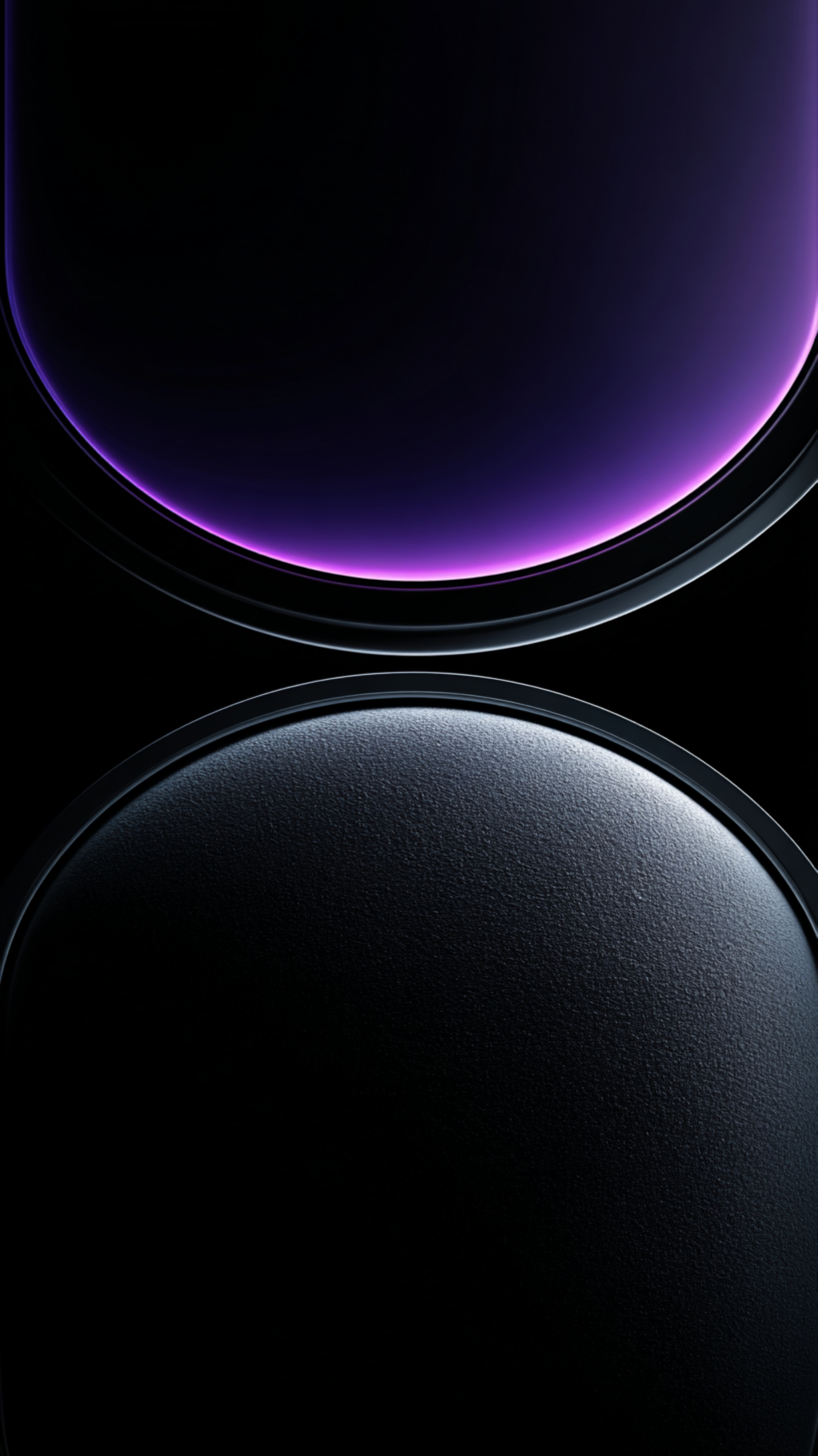 Minimal Dark Purple Sphere - minimal wallpaper for StockWalls