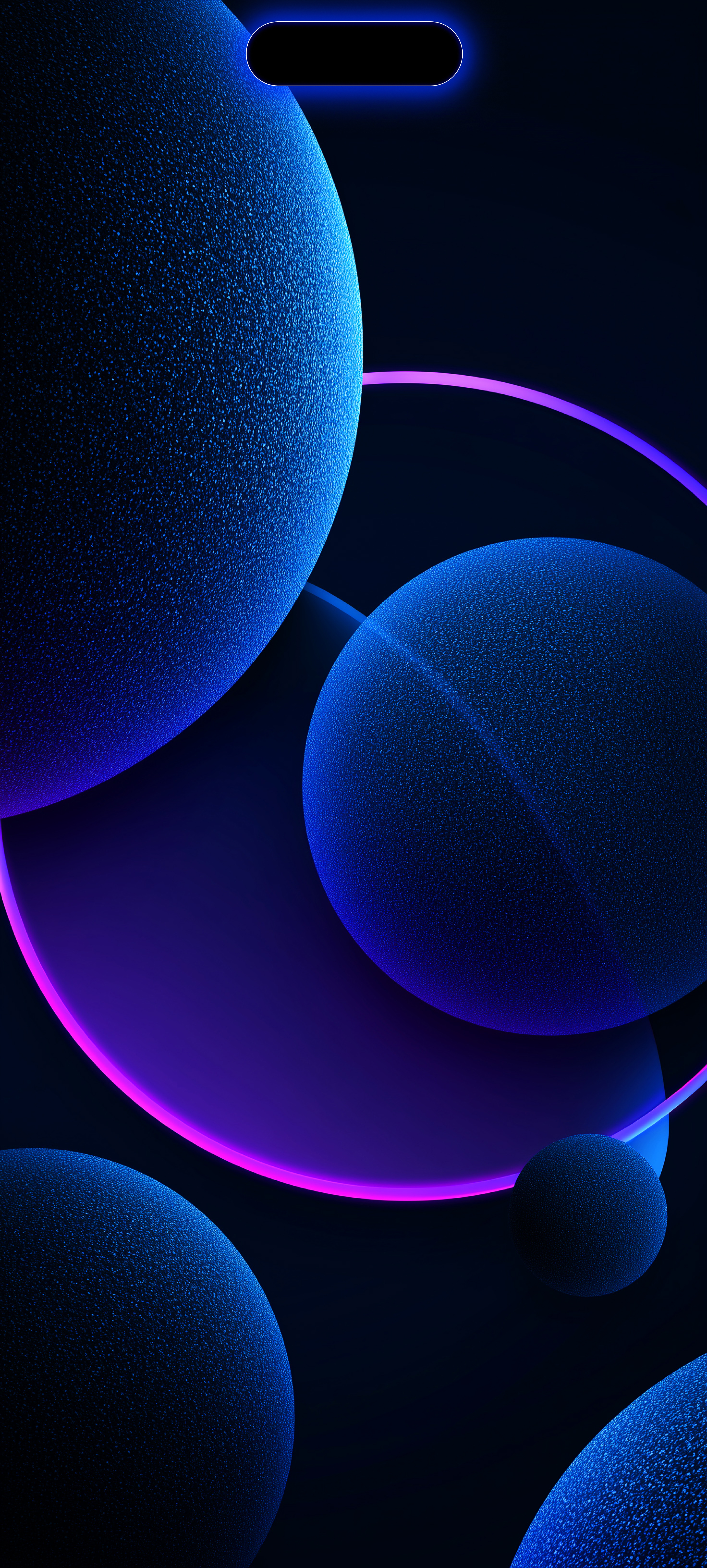Glowing Blue Abstract Orbs - abstract wallpaper for StockWalls