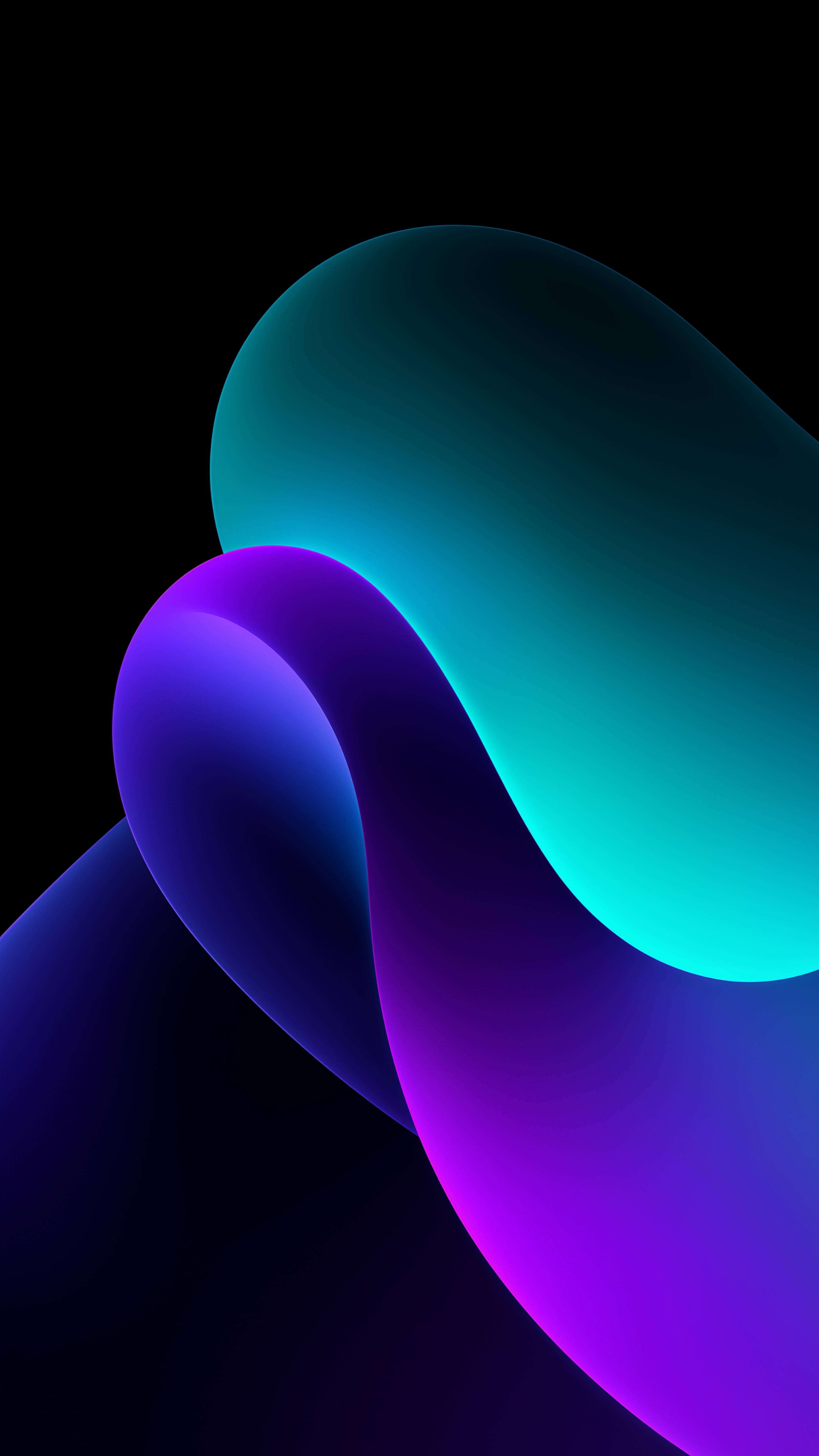 Neon Abstract Fluid Curves - abstract wallpaper for StockWalls
