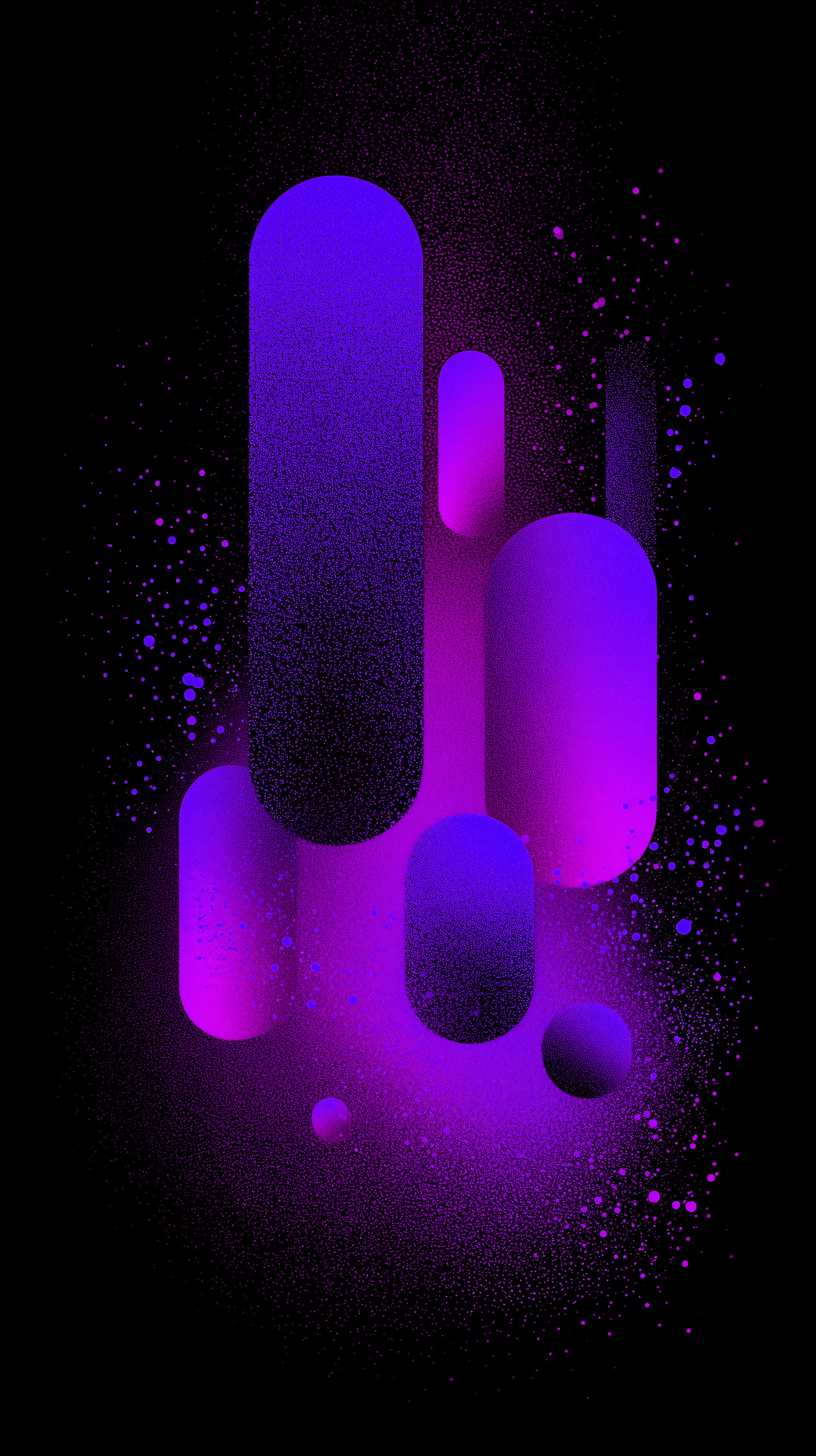 Neon Gradient Abstract Shapes - abstract wallpaper for StockWalls