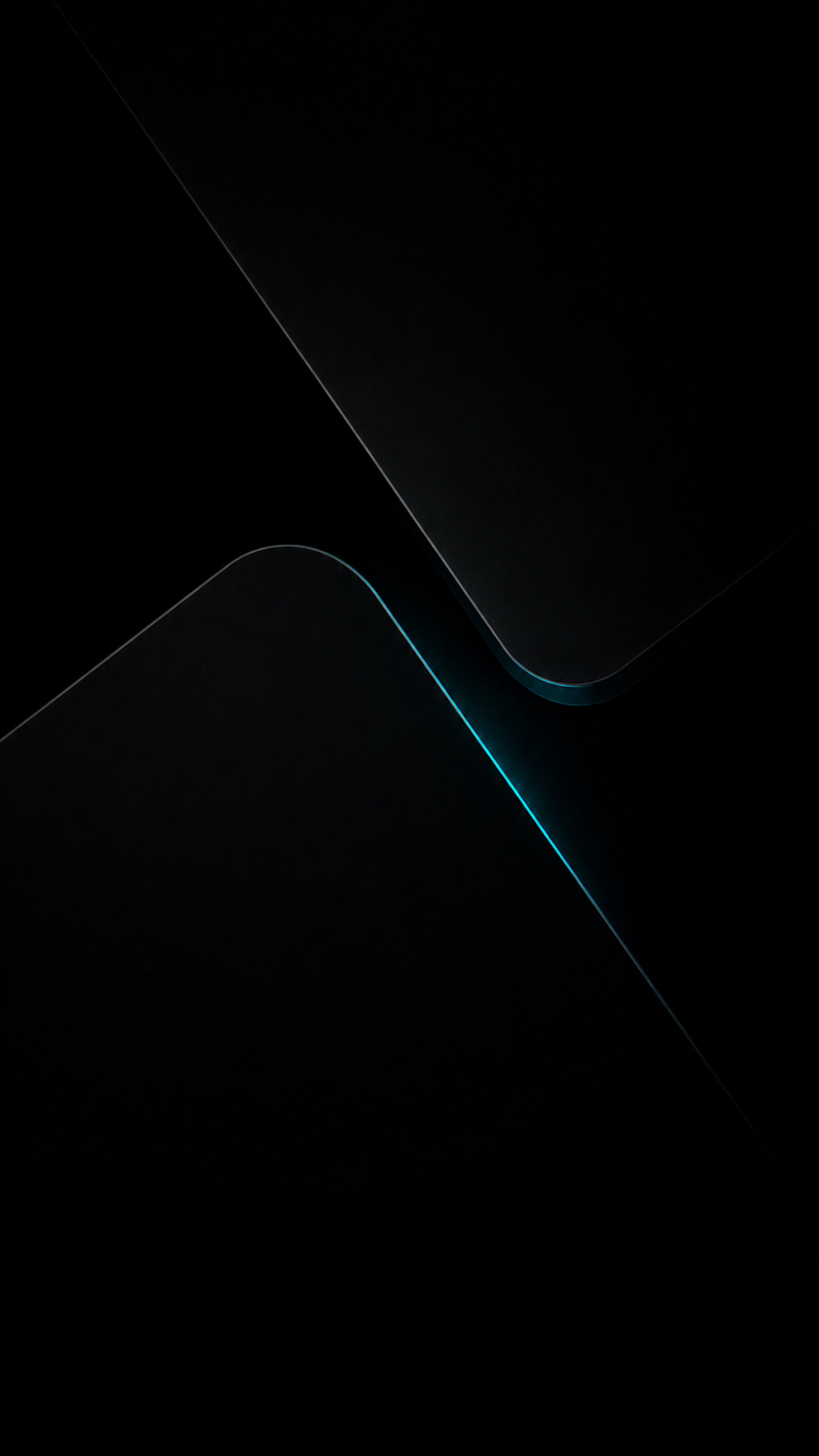 Minimalist Dark Blue Glow - minimal wallpaper for StockWalls