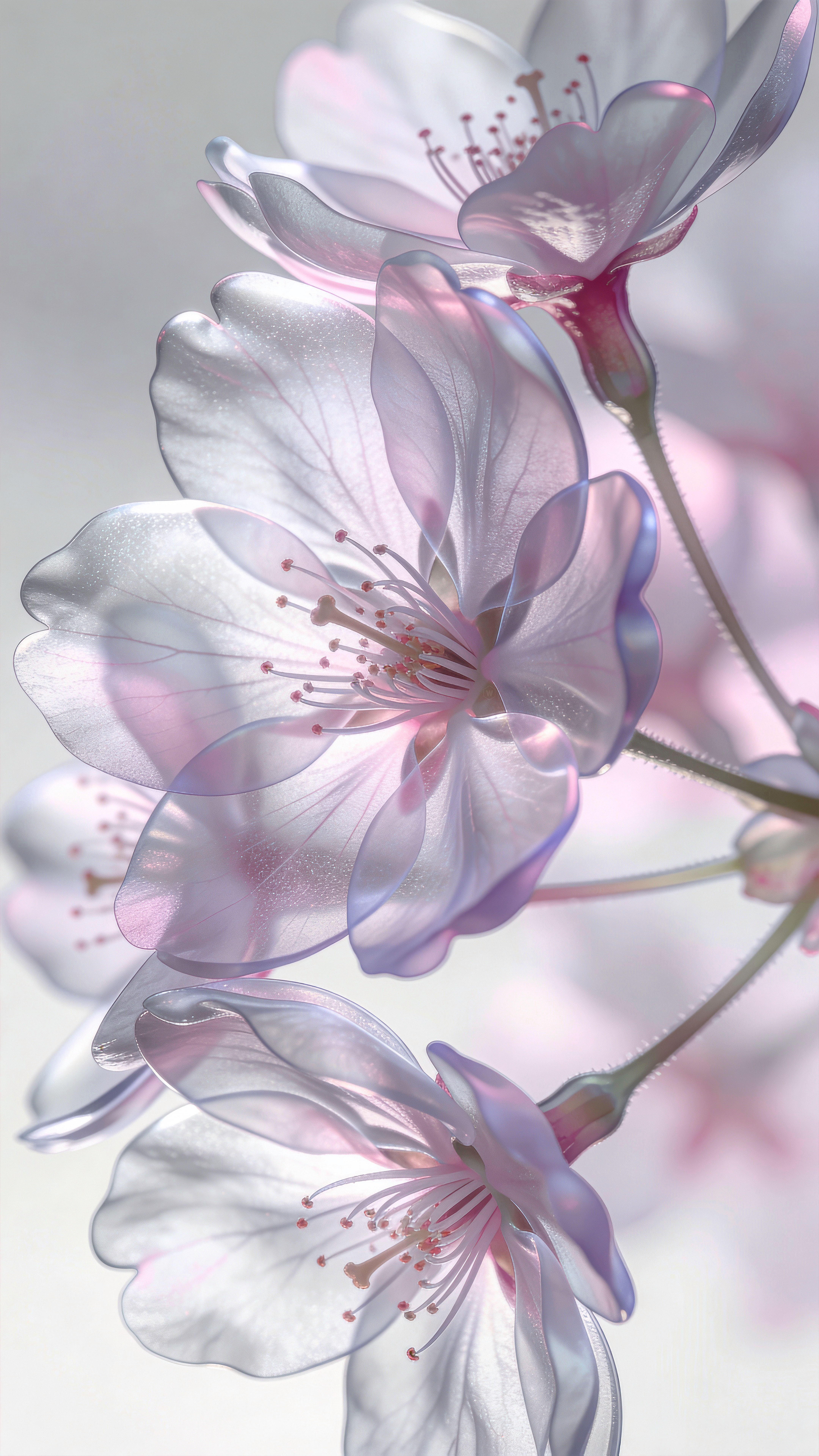 Ethereal Pink Cherry Blossoms - flowers wallpaper for StockWalls