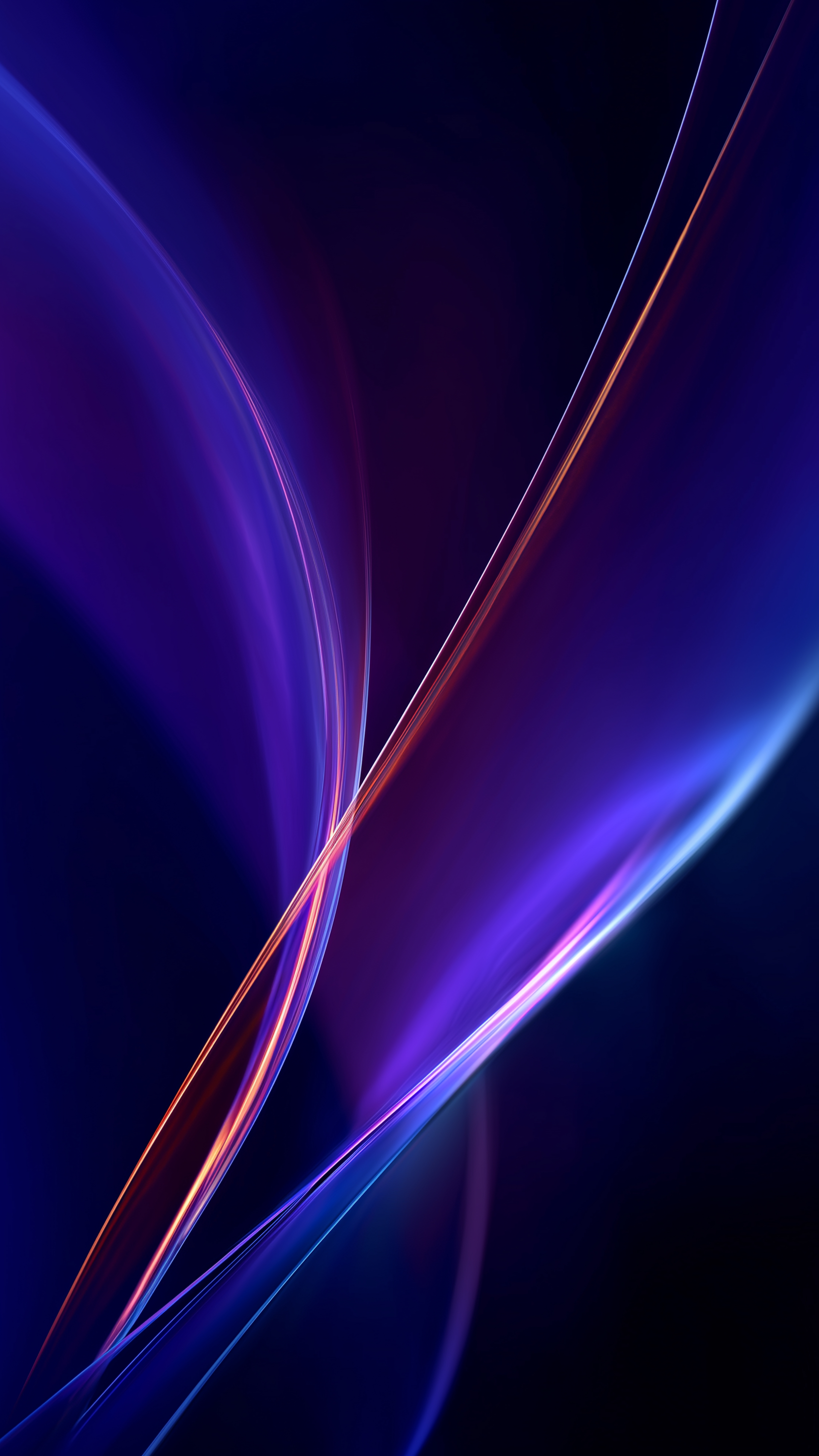 Glowing Blue Abstract Waves - abstract wallpaper for StockWalls