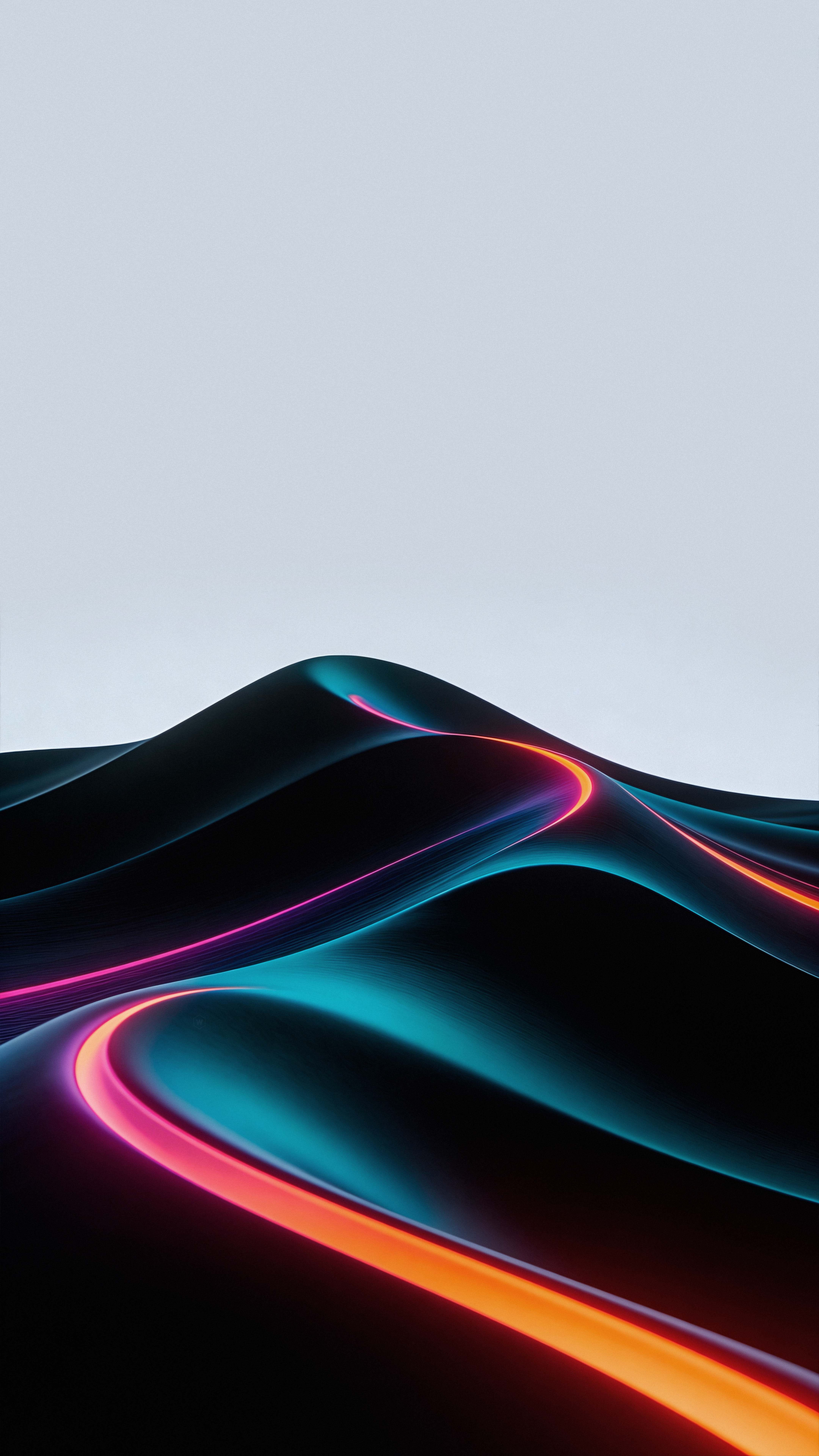 Neon Liquid Wave Abstract - abstract wallpaper for StockWalls