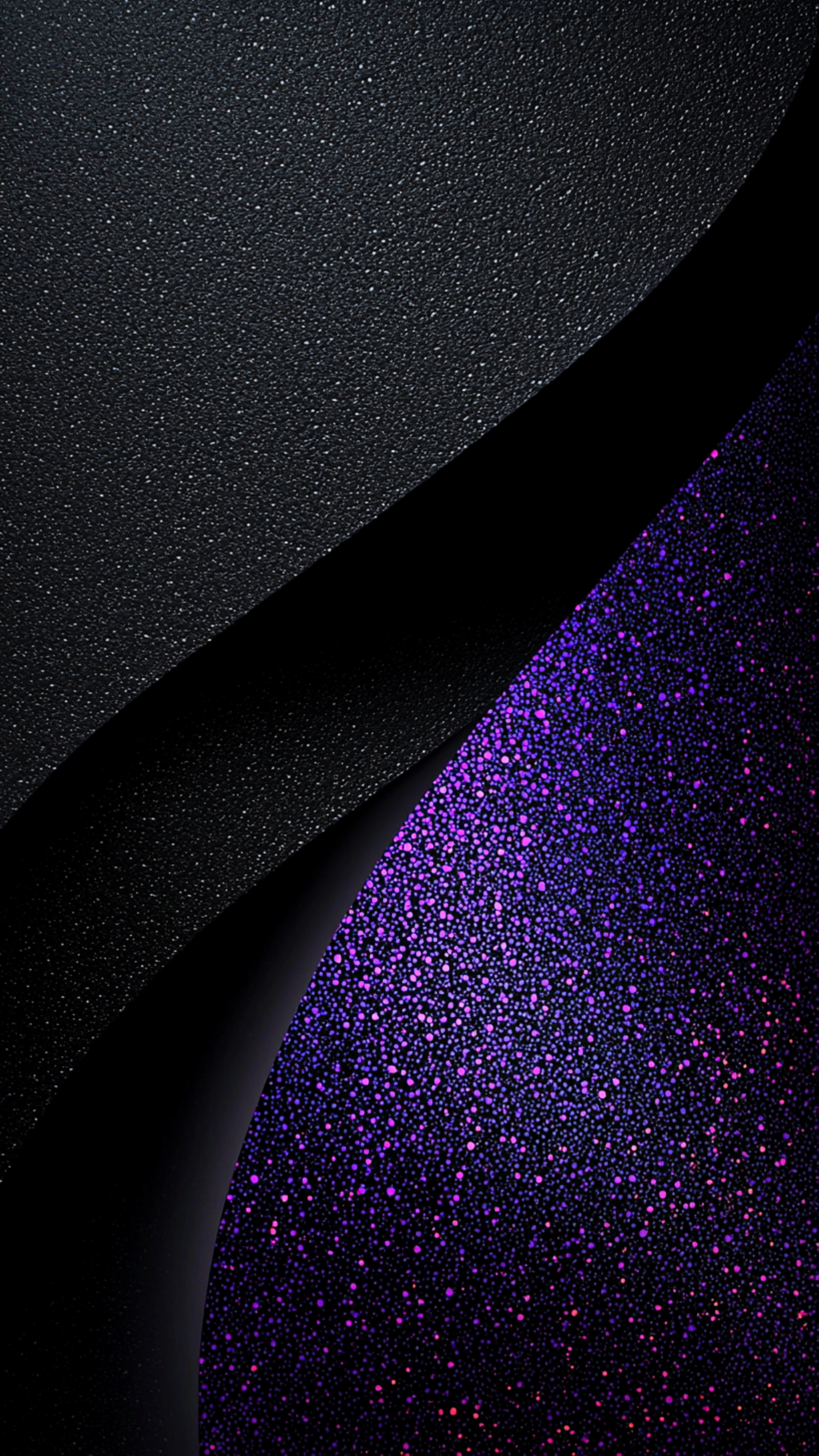 Purple Glitter Dark Waves - abstract wallpaper for StockWalls
