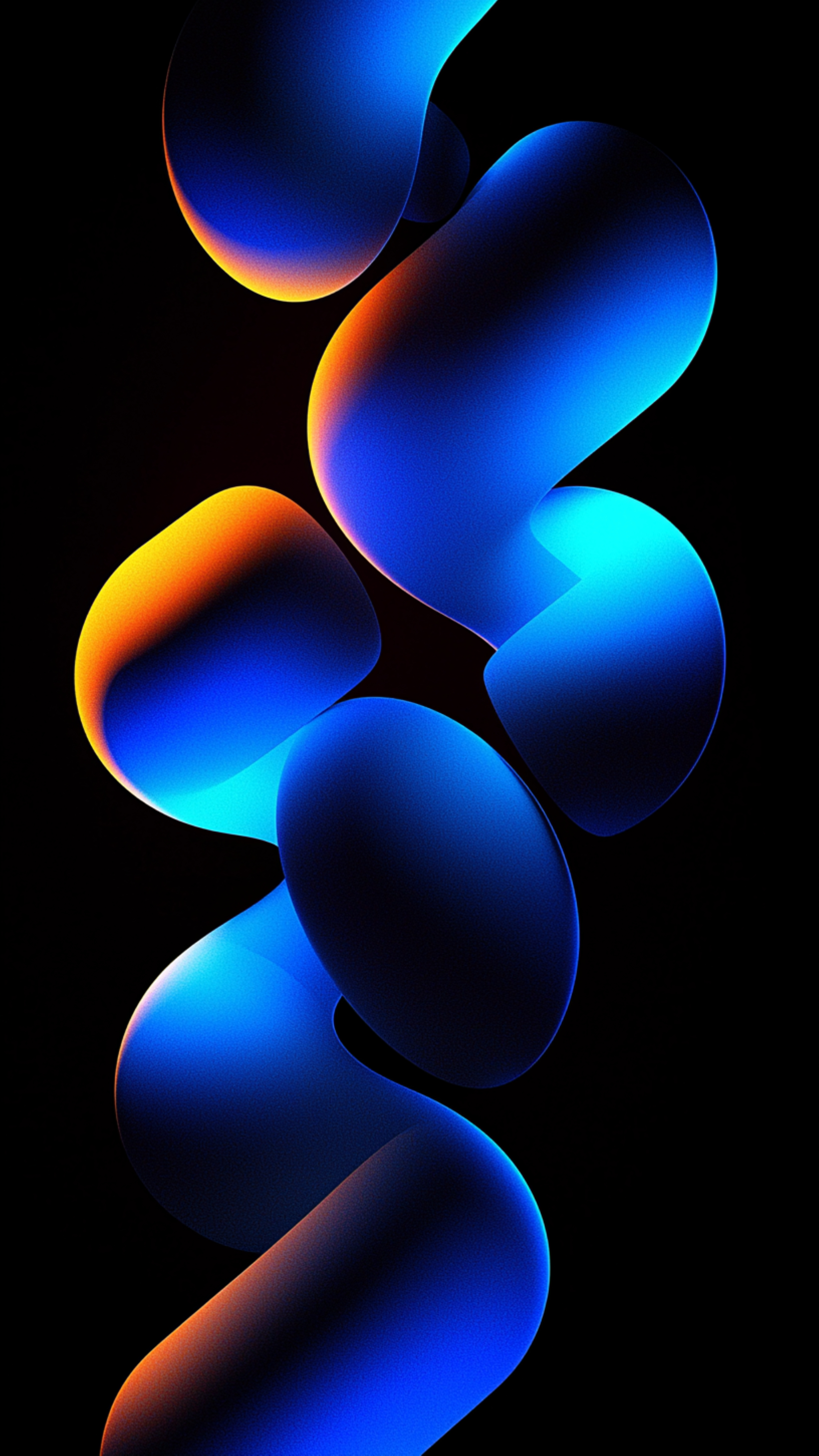 Abstract Blue Neon Shapes - abstract wallpaper for StockWalls