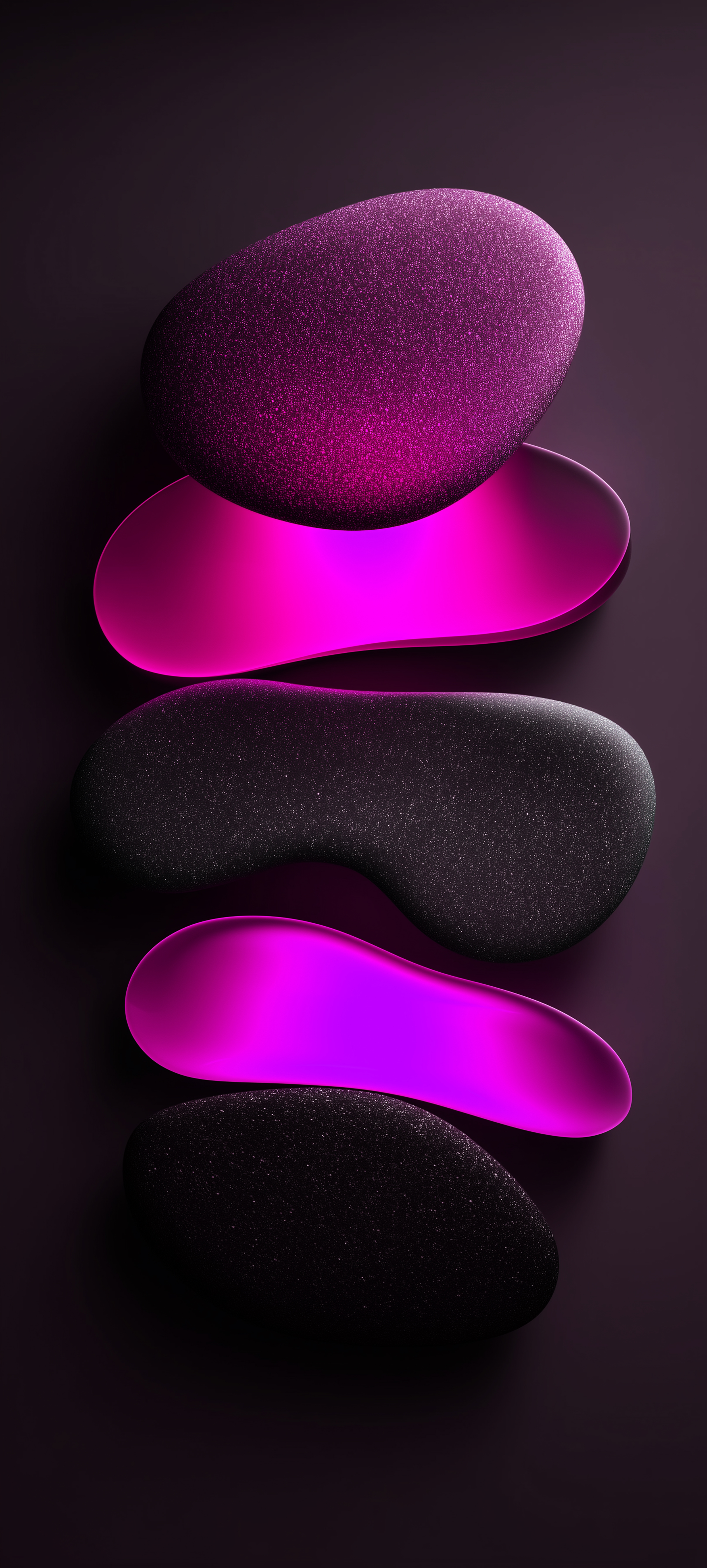 Neon Pink Abstract Stones - abstract wallpaper for StockWalls